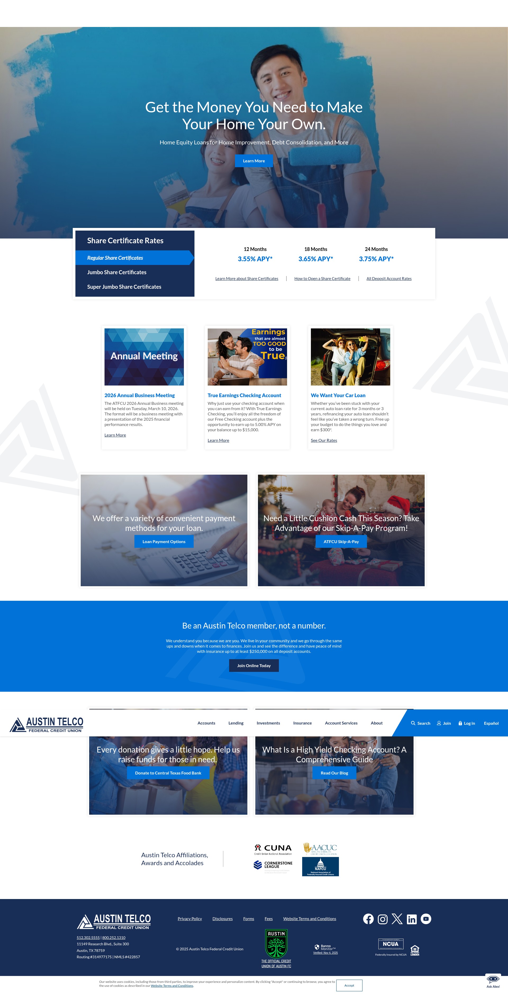 Screenshot of atfcu.org