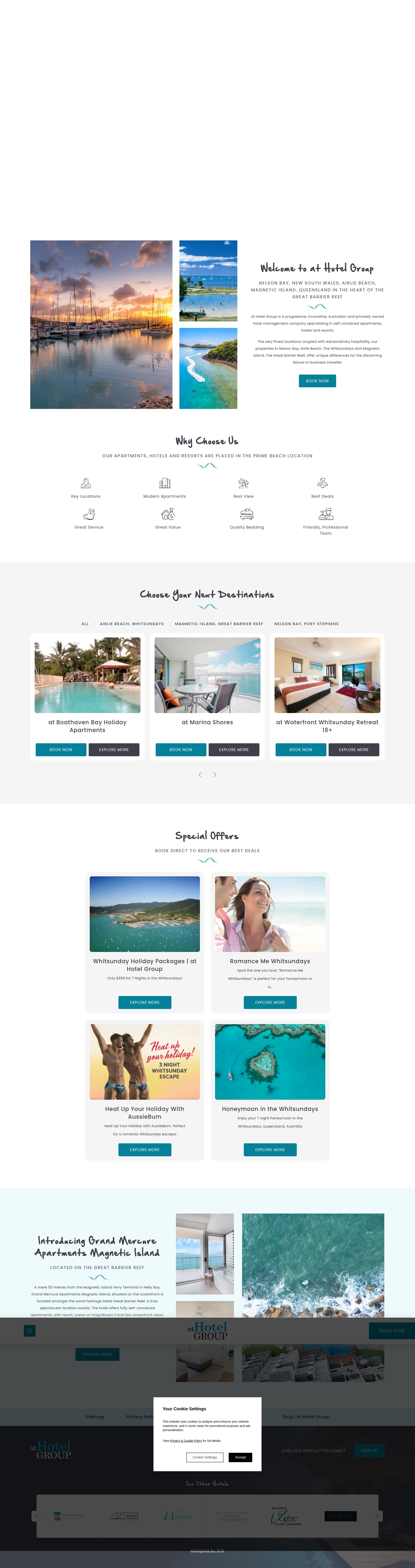 Screenshot of athotelgroup.com
