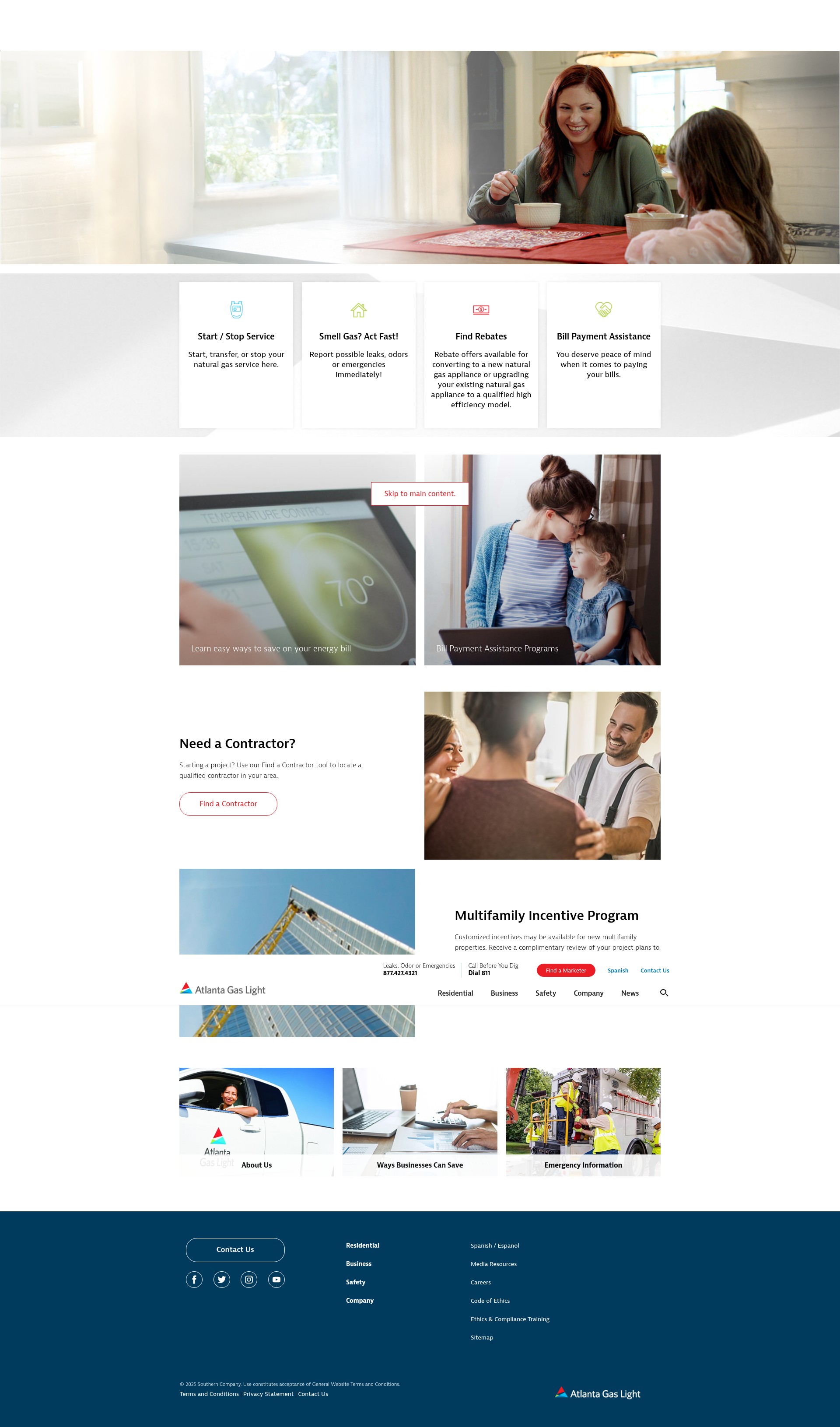 Screenshot of atlantagaslight.com