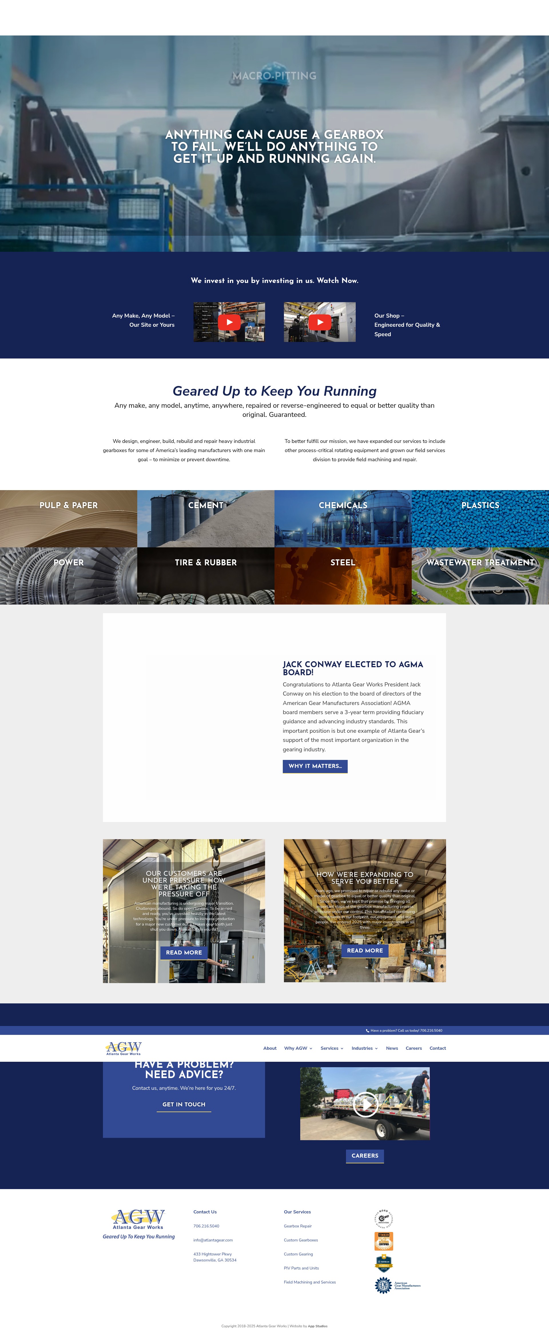 Screenshot of atlantagear.com