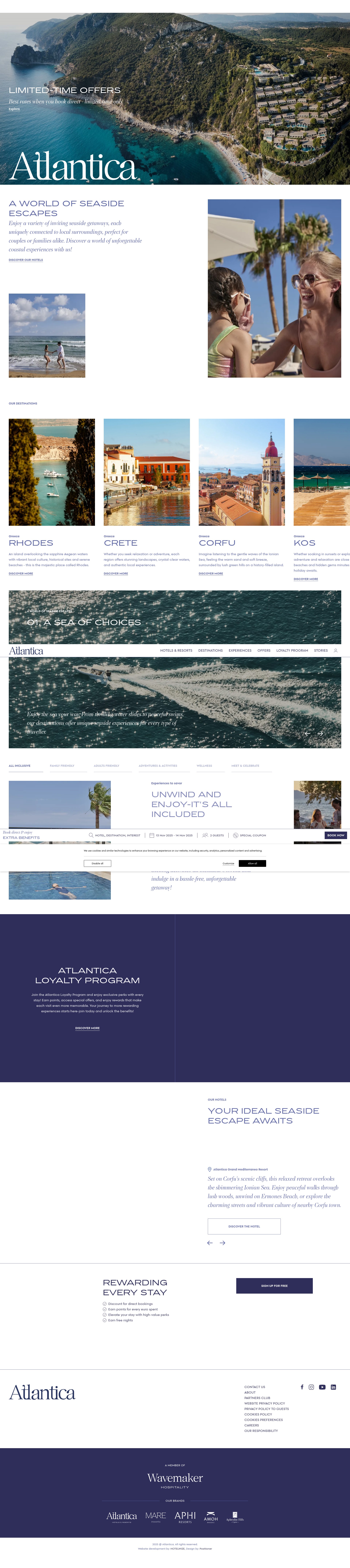 Screenshot of atlanticahotels.com