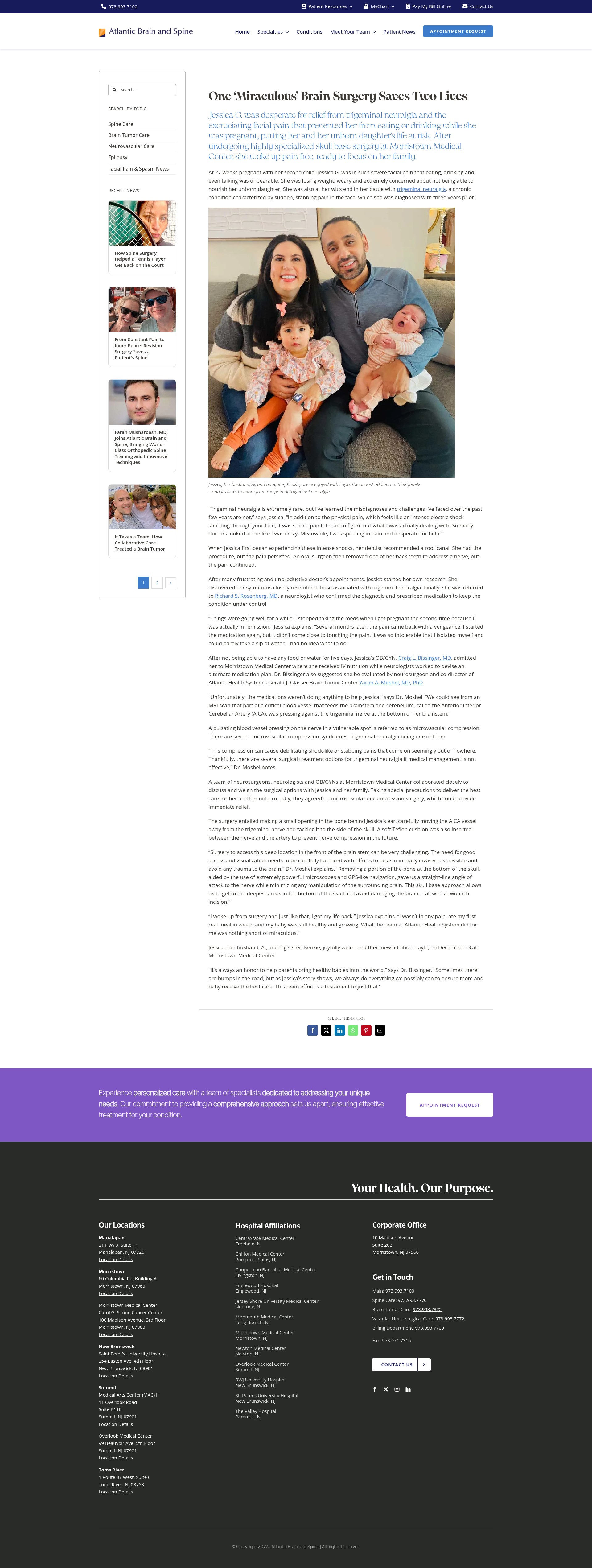 Screenshot of atlanticbrainandspine.org