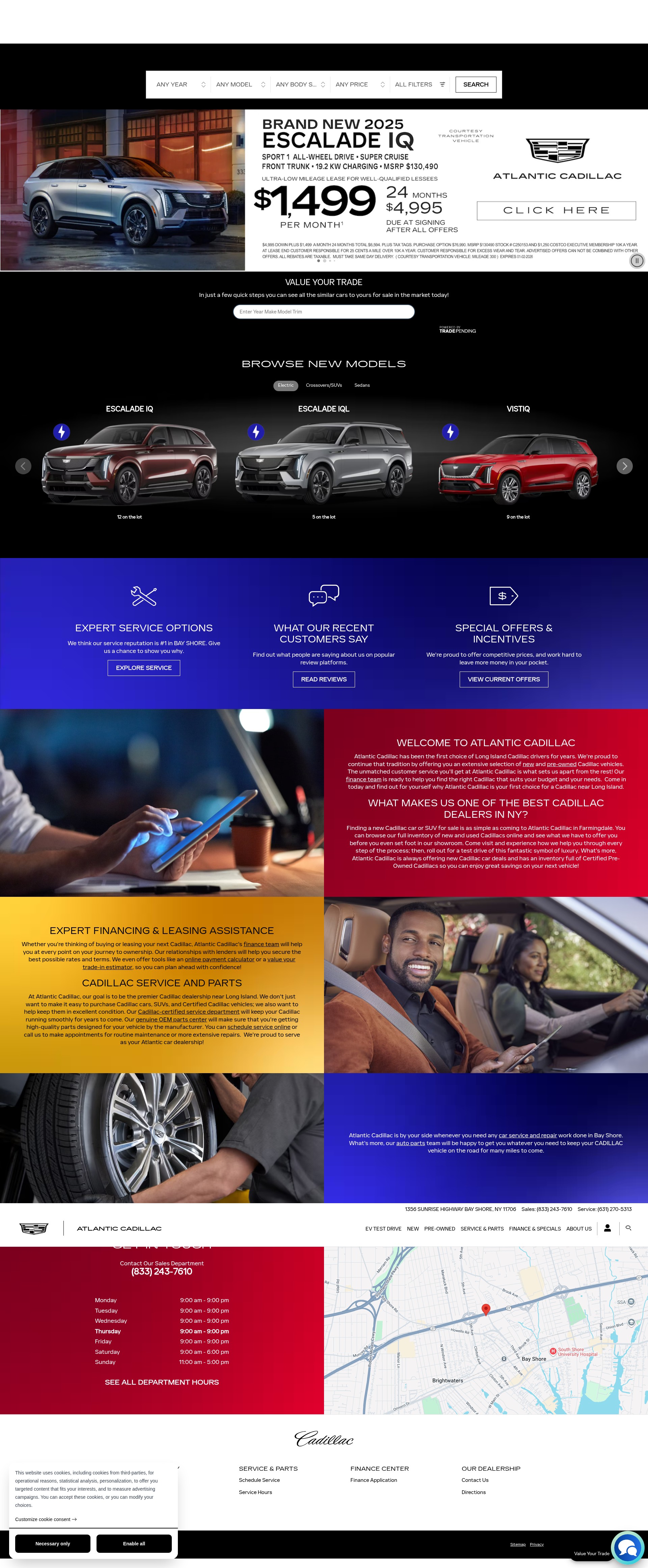 Screenshot of atlanticcadillac.com