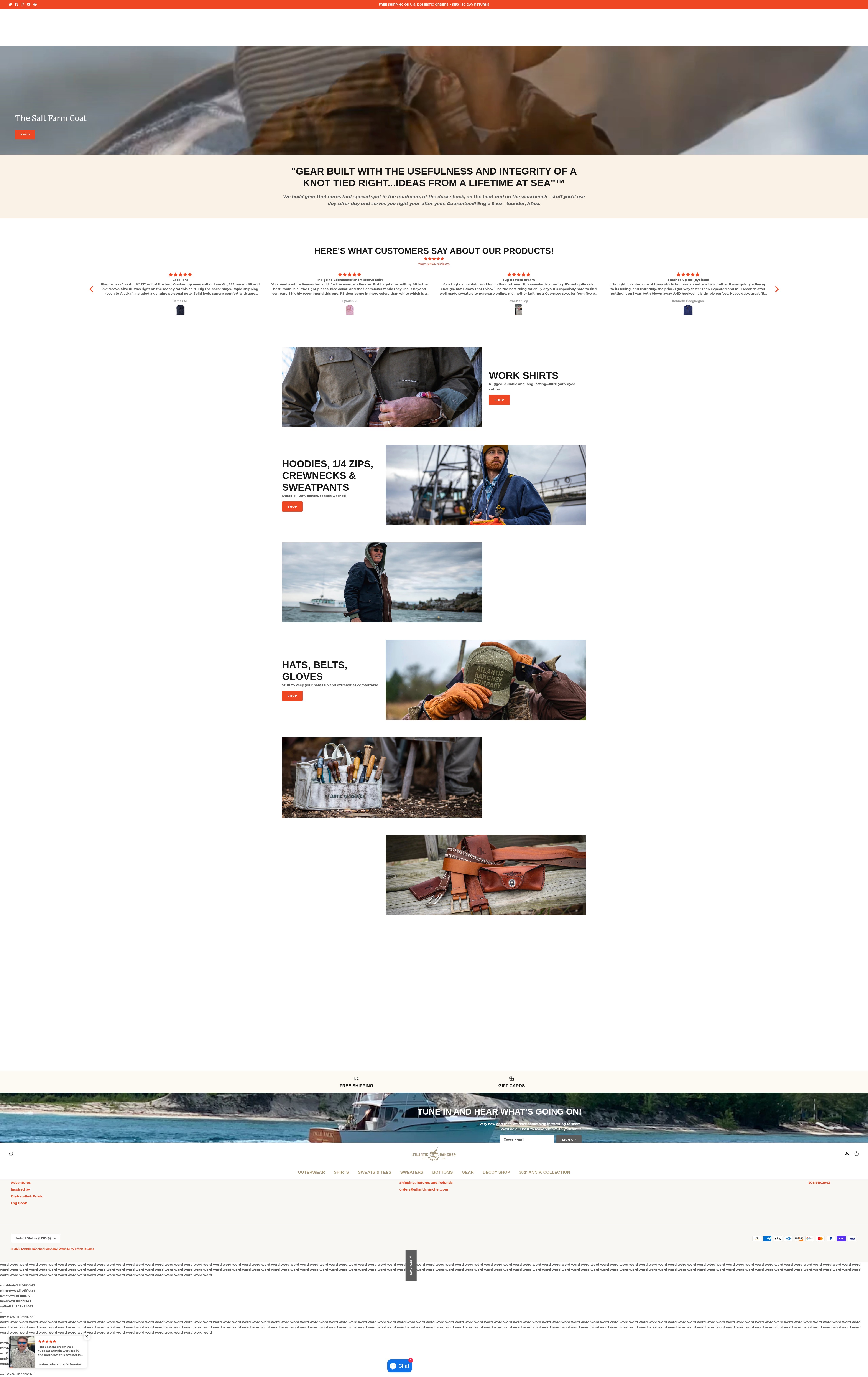 Screenshot of atlanticrancher.com