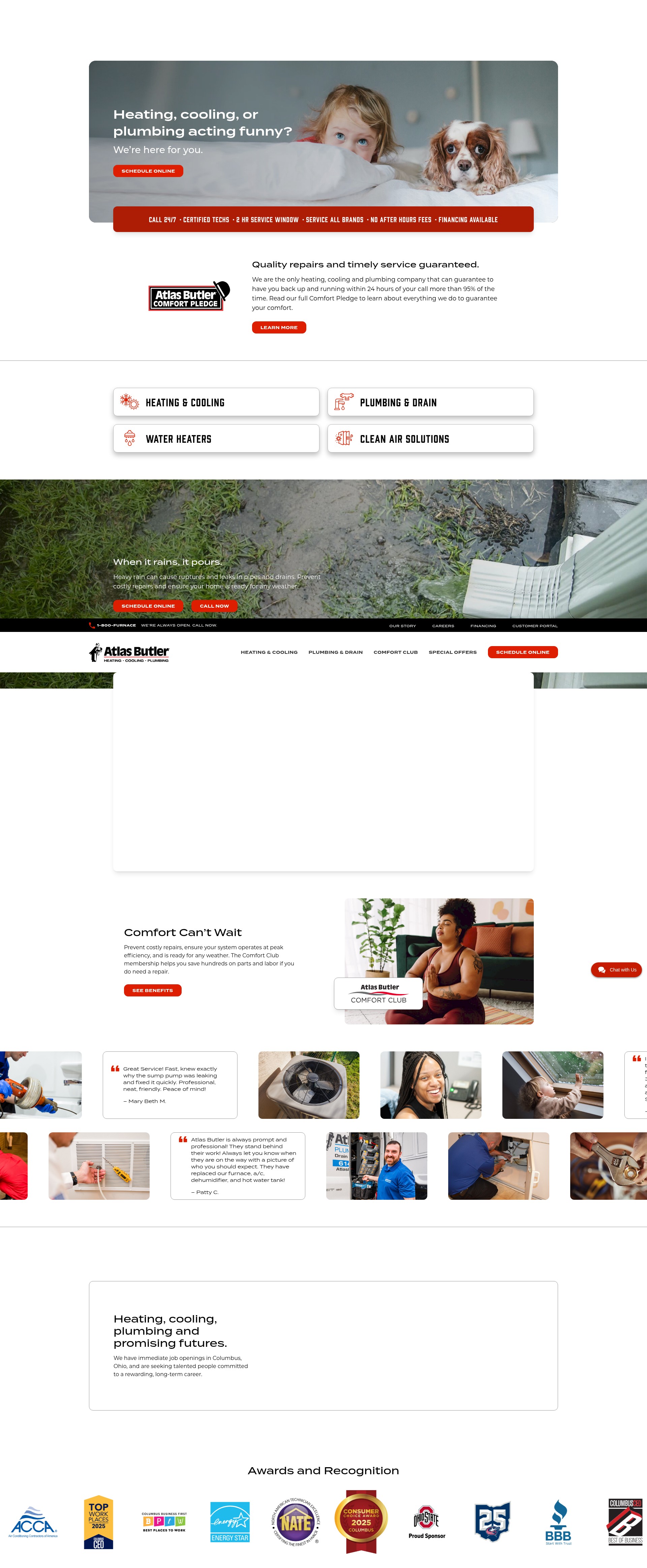 Screenshot of atlasbutler.com