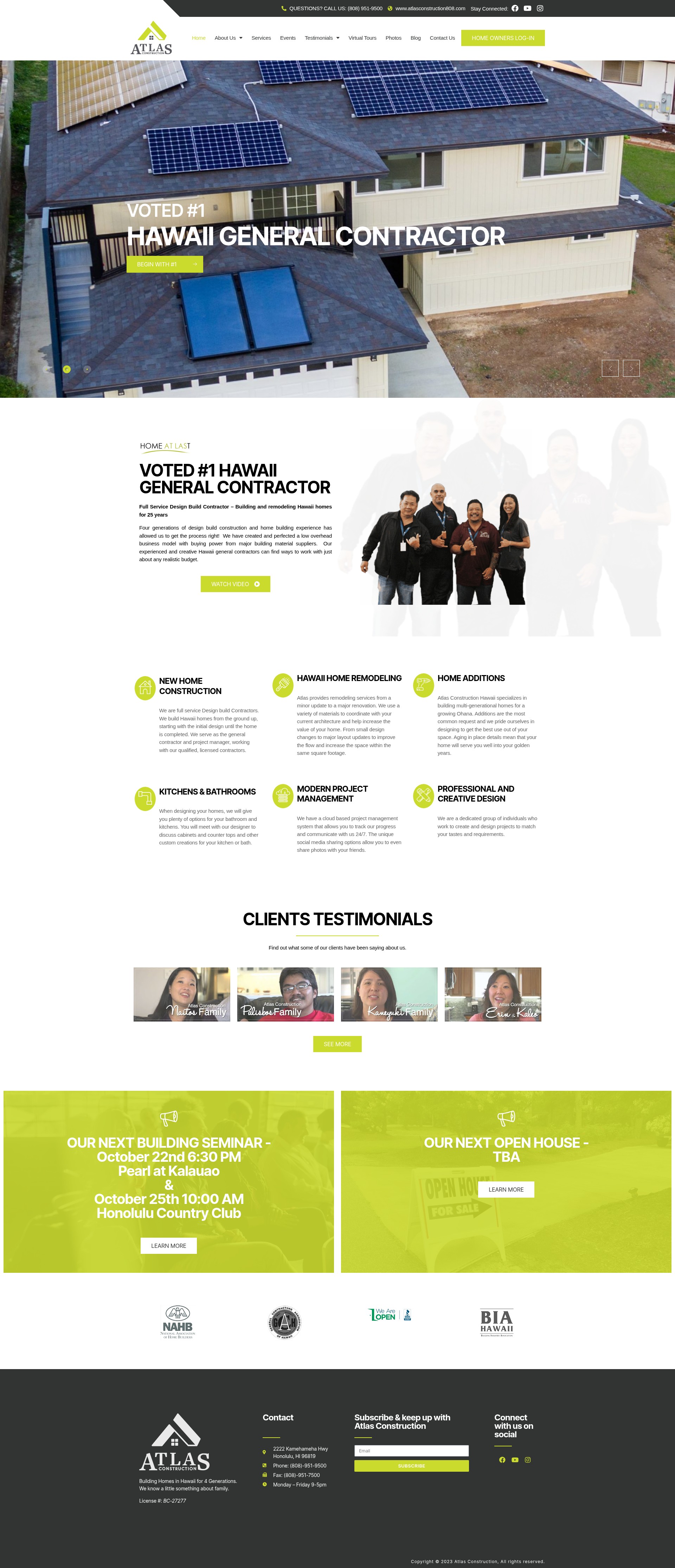 Screenshot of atlasconstruction808.com