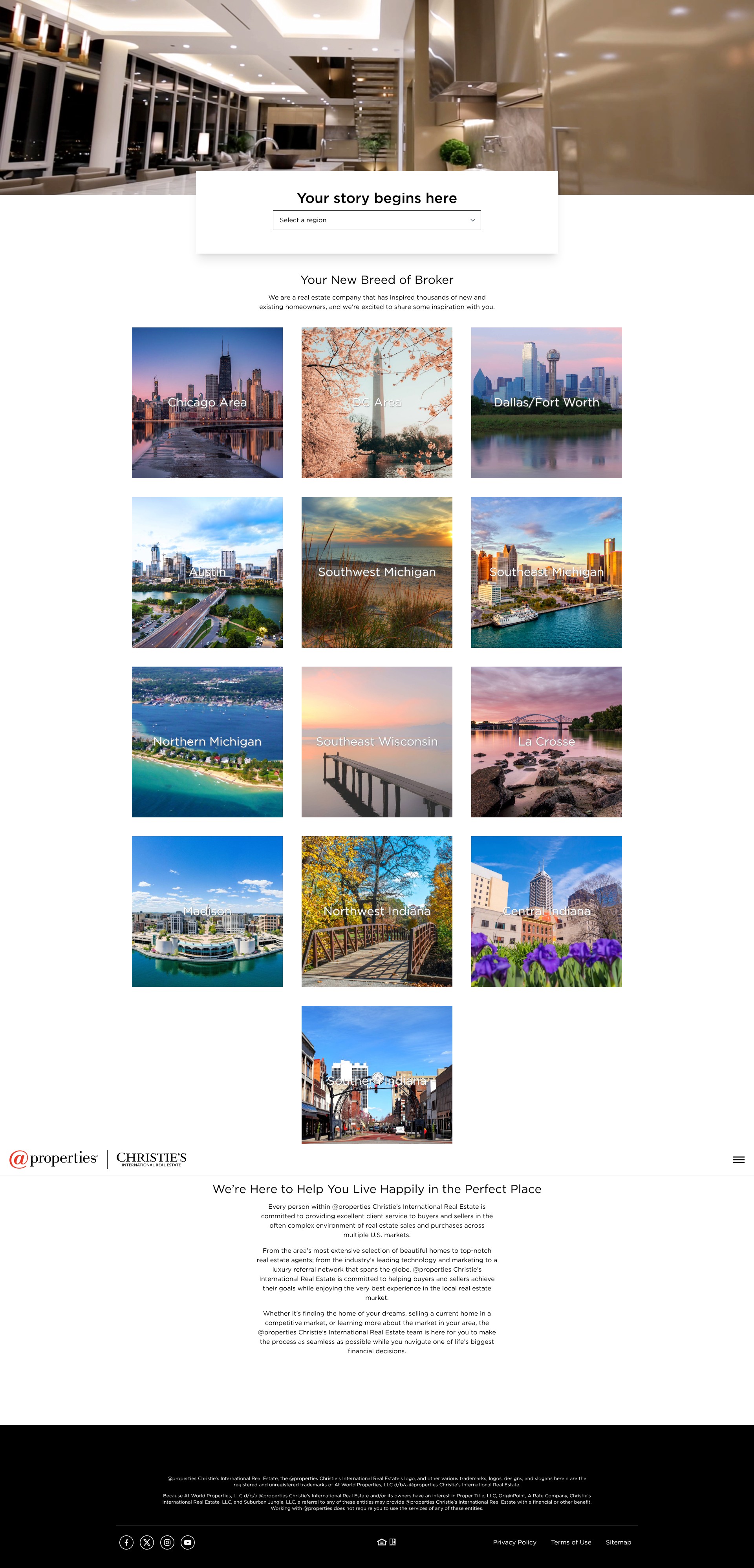 Screenshot of atproperties.com
