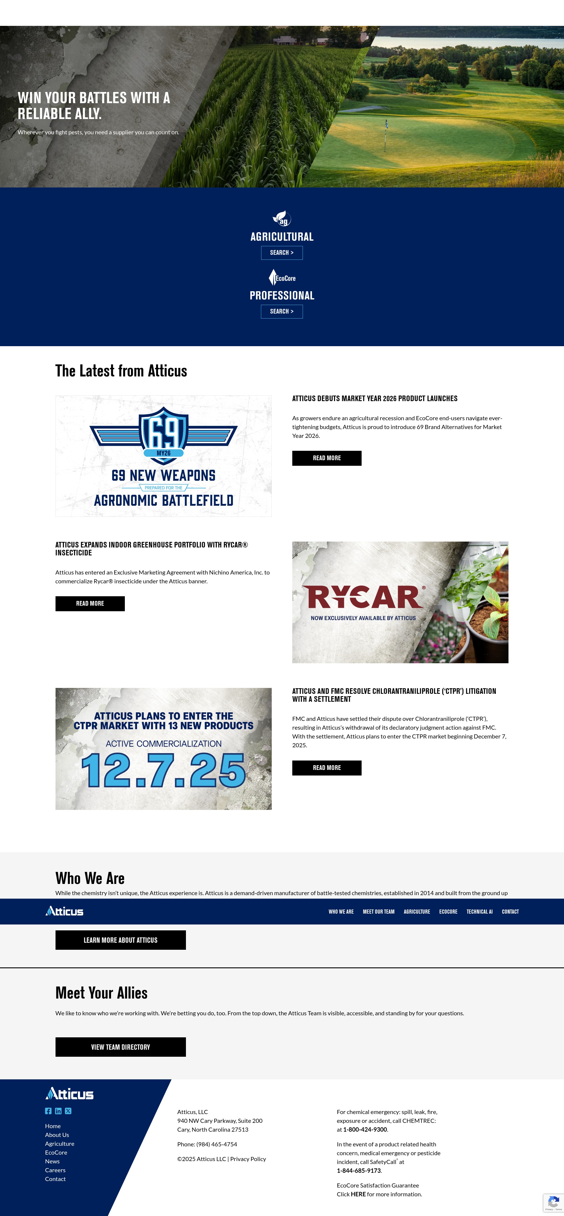 Screenshot of atticusllc.com
