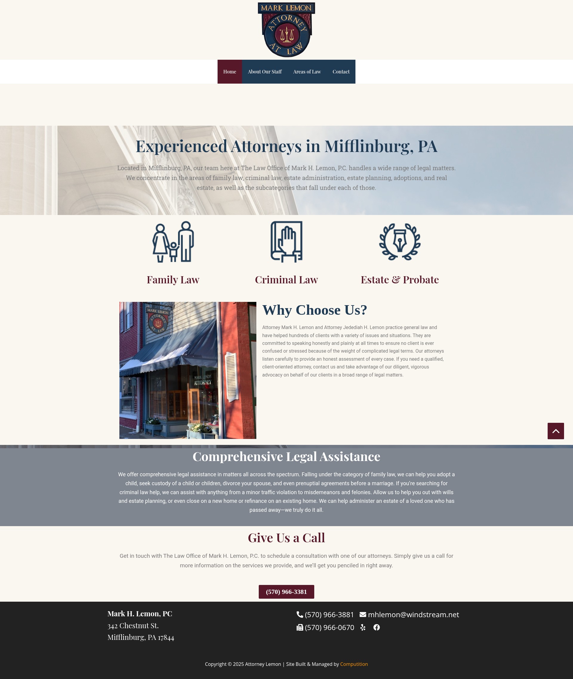 Screenshot of attorneylemon.com