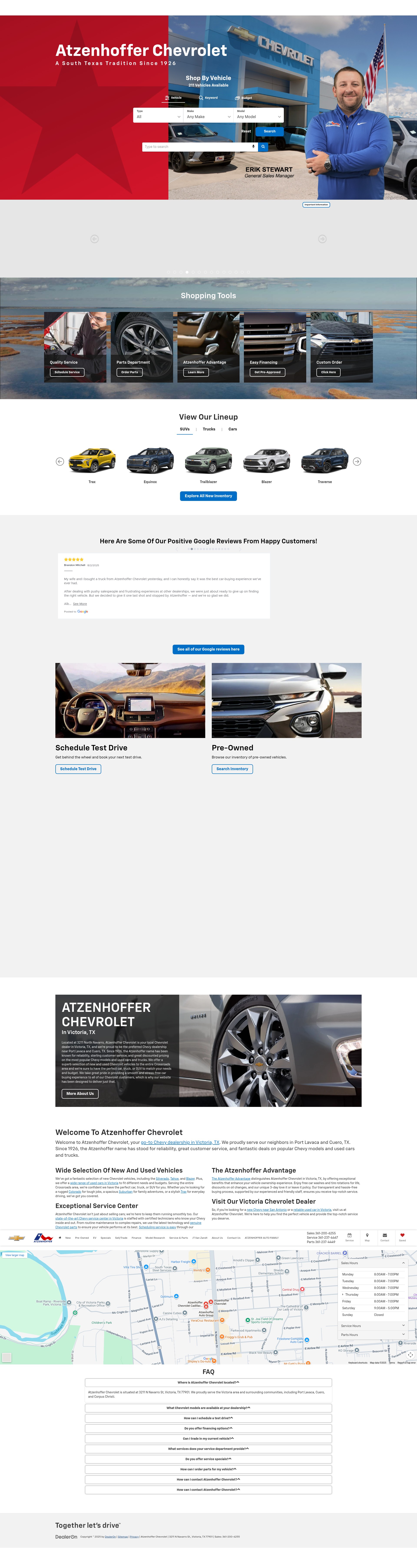 Screenshot of atzenhoffergm.com