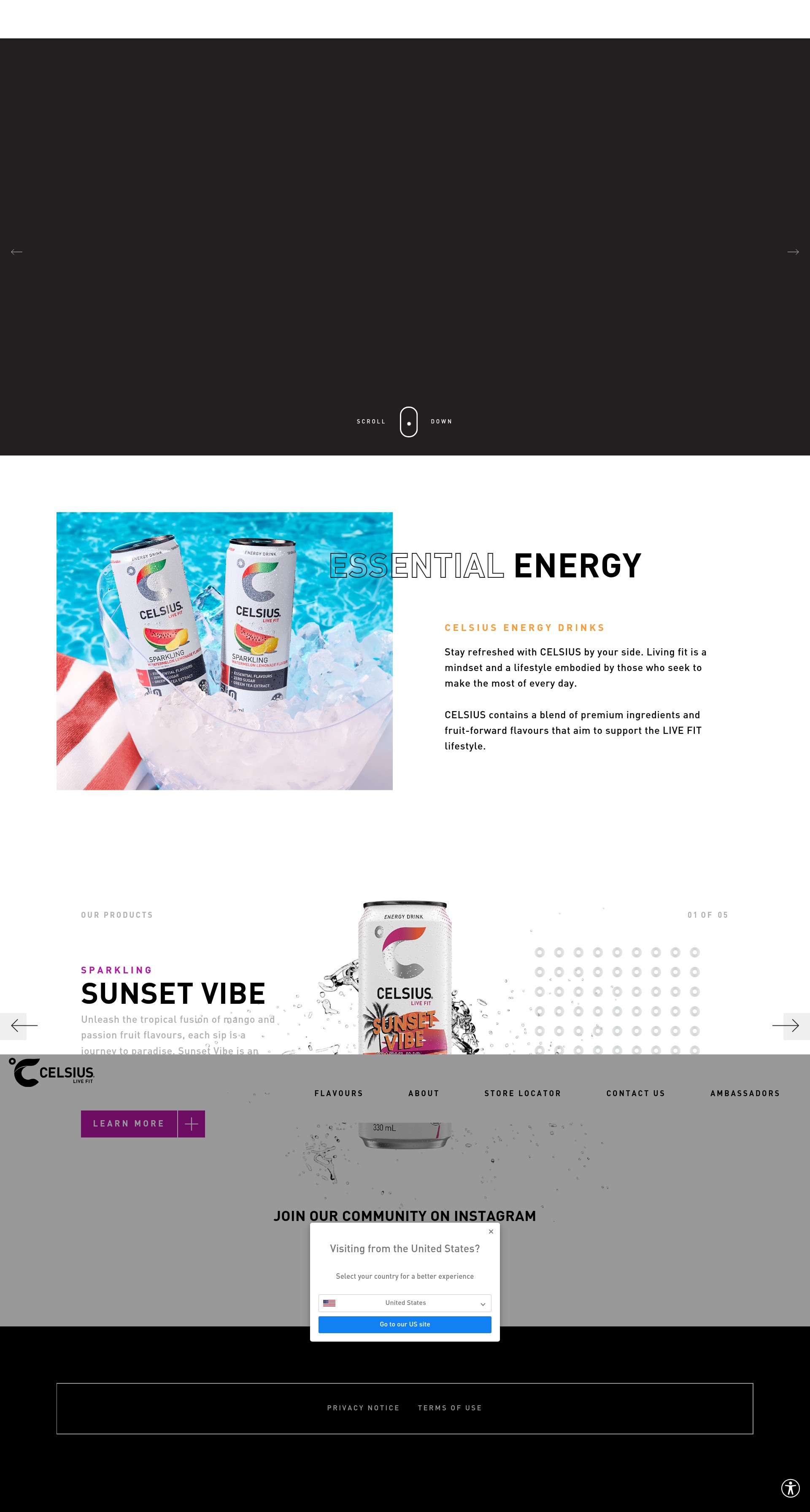 Screenshot of au.celsius.com