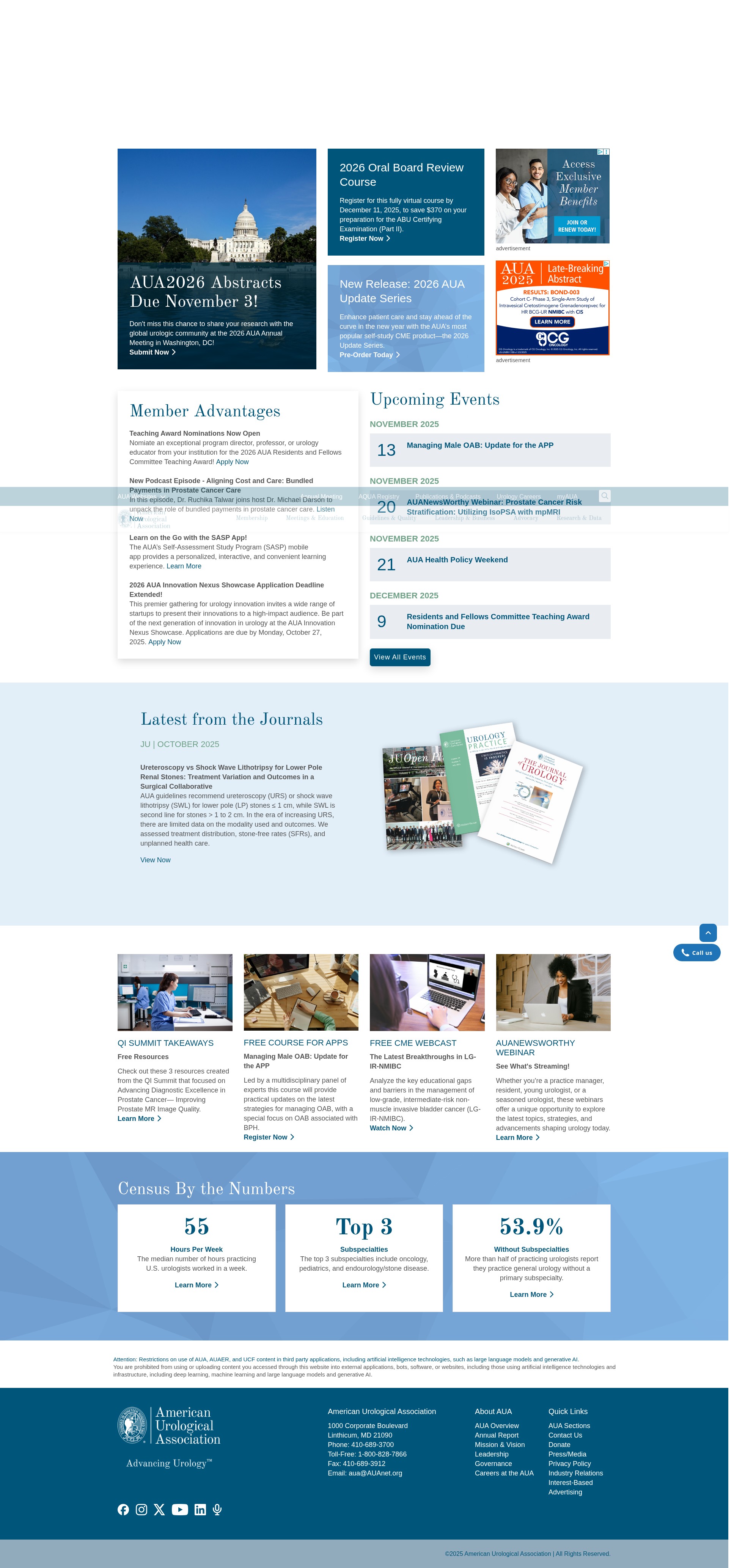 Screenshot of auanet.org