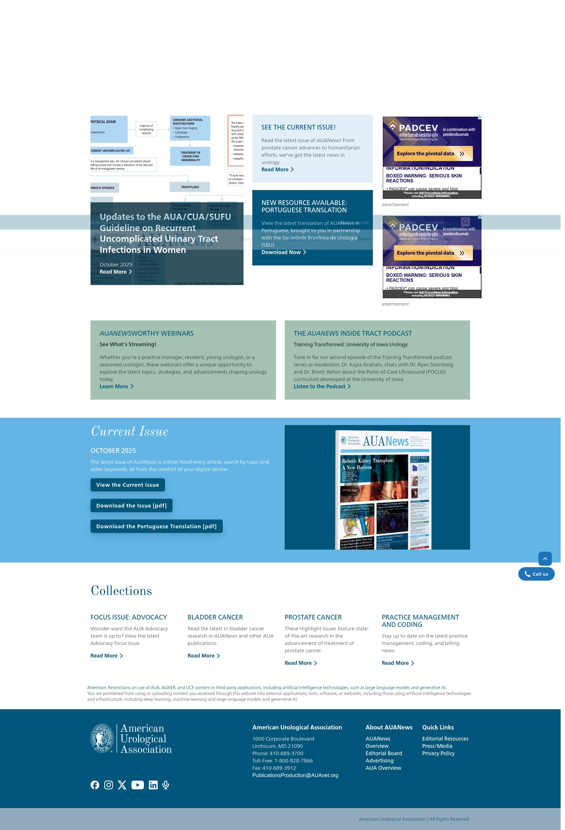 Screenshot of auanews.net
