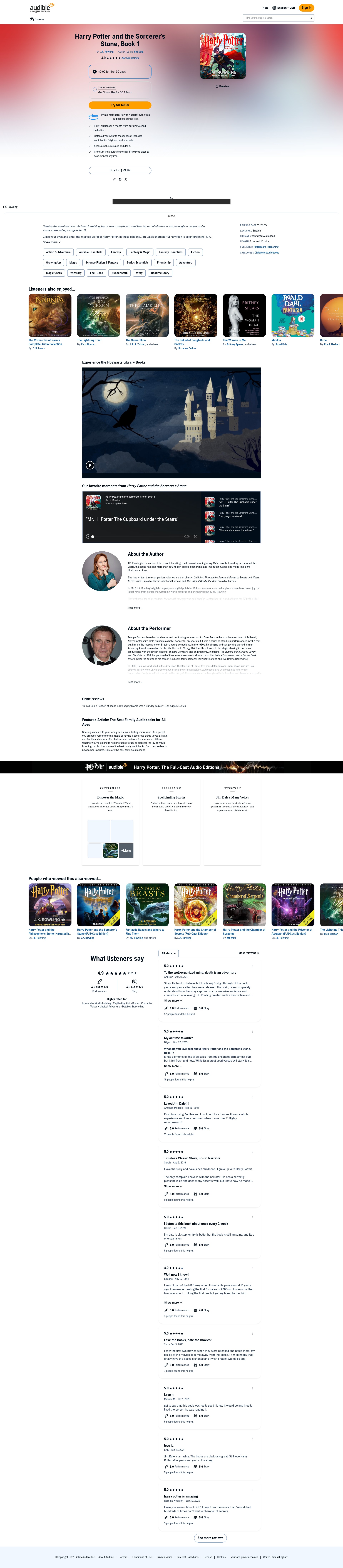 Screenshot of audible.in
