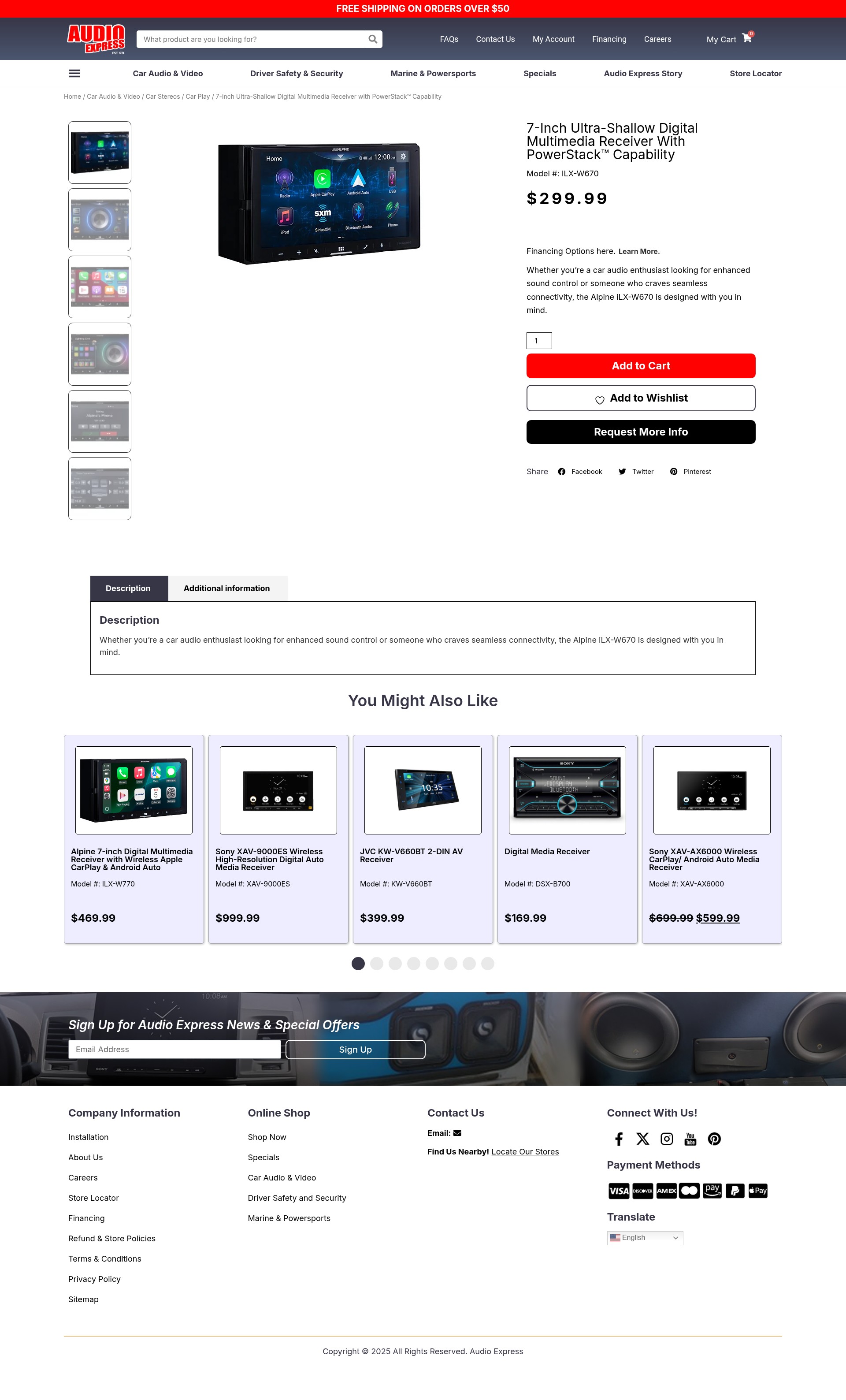 Screenshot of audioexpress.com