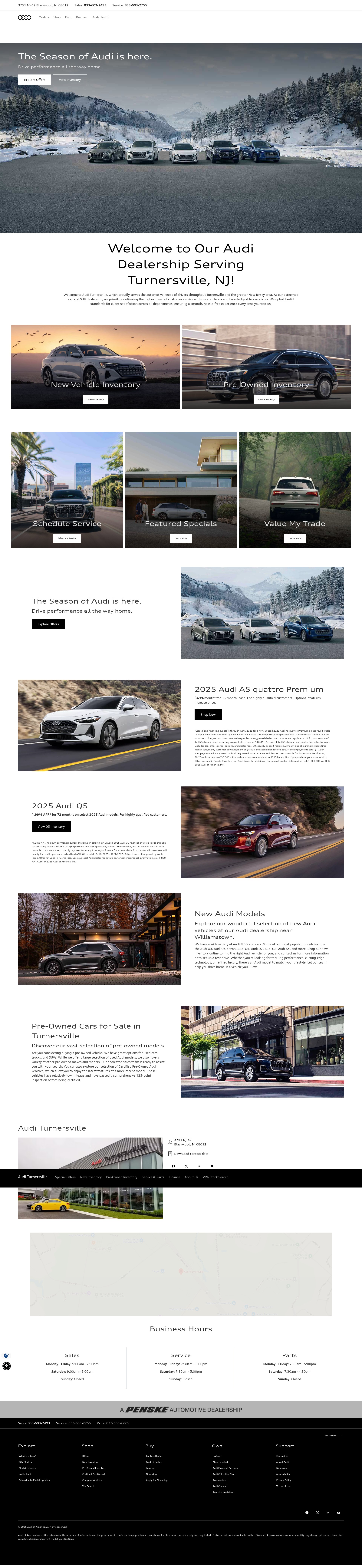 Screenshot of auditurnersville.com