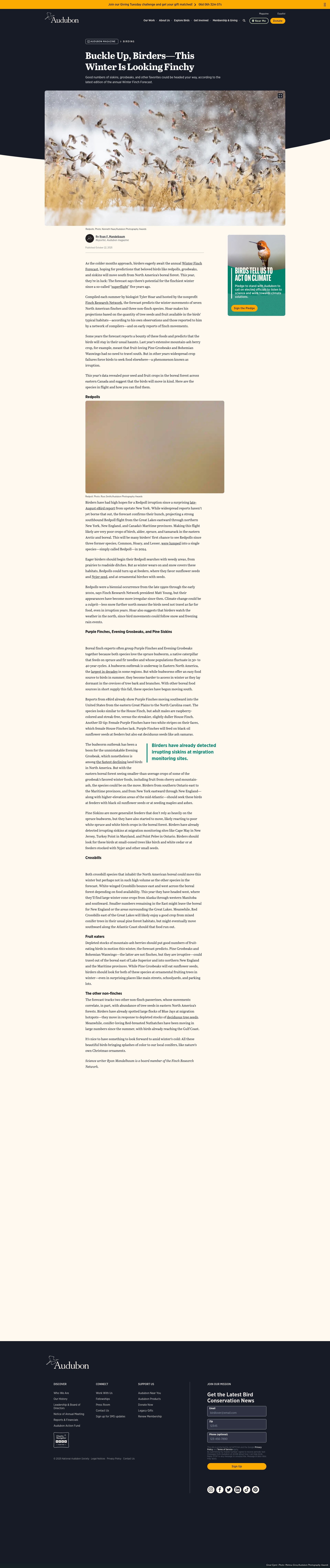Screenshot of audubon.org