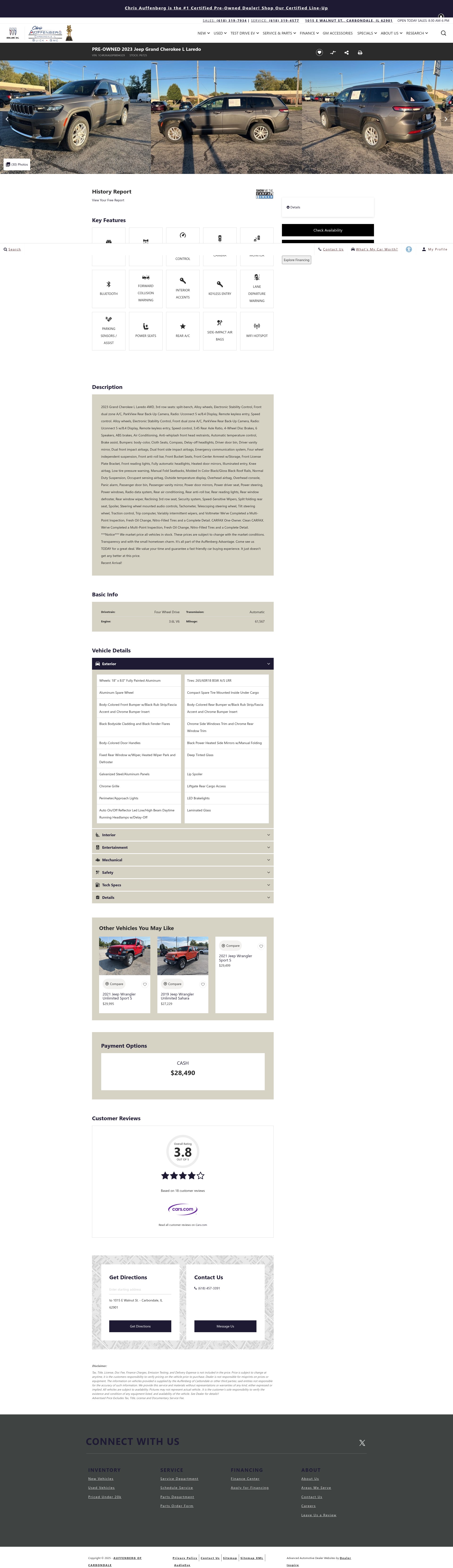Screenshot of auffenbergcarbondale.com