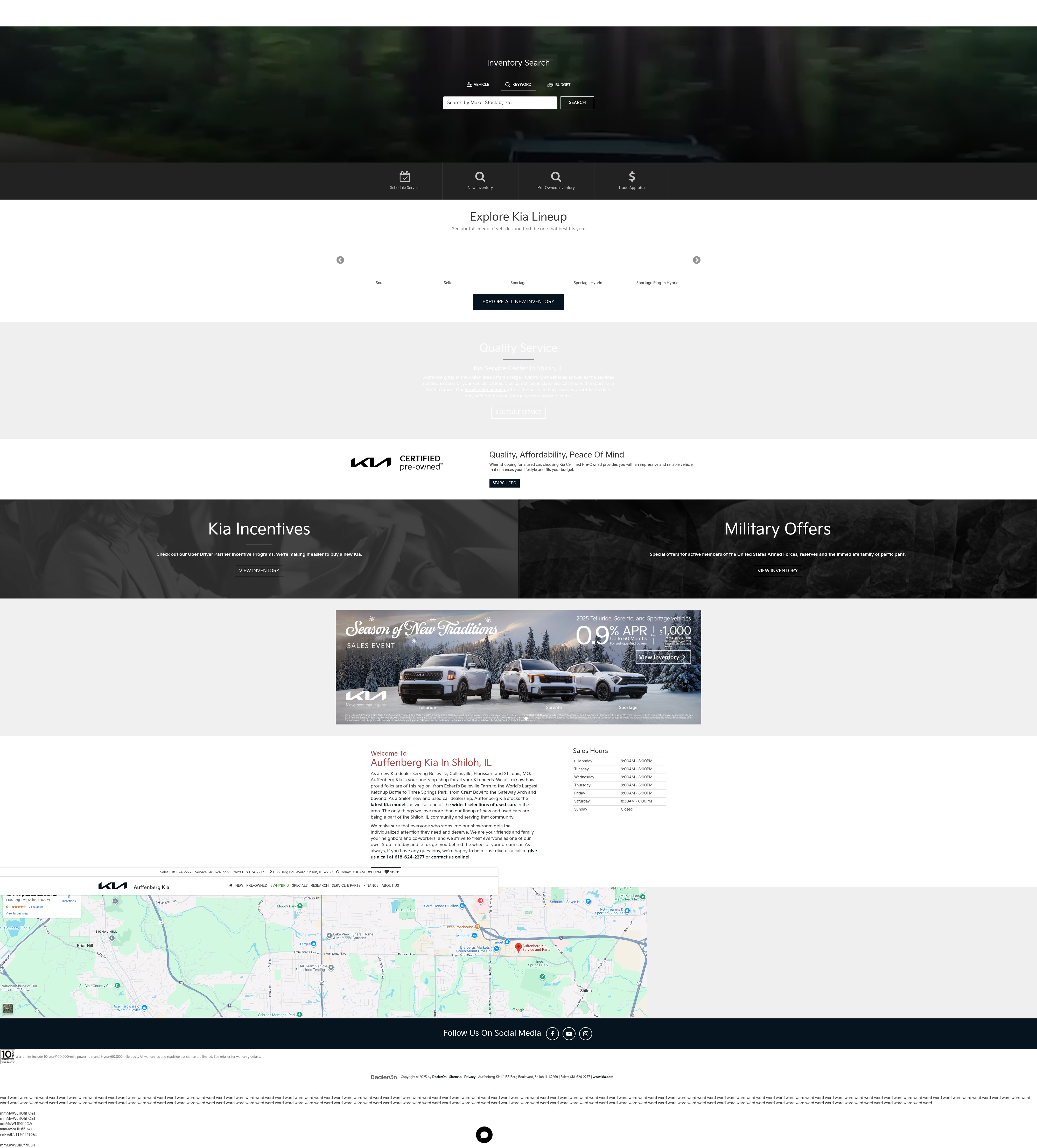 Screenshot of auffenbergkia.com