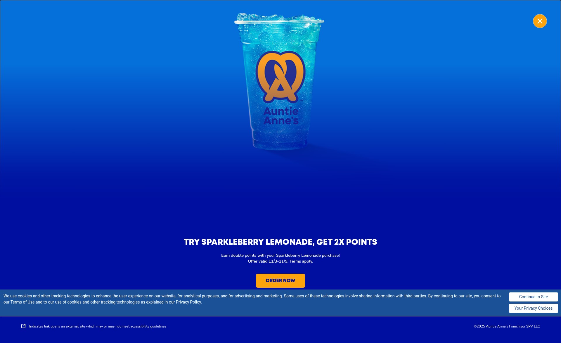 Screenshot of auntieannes.com