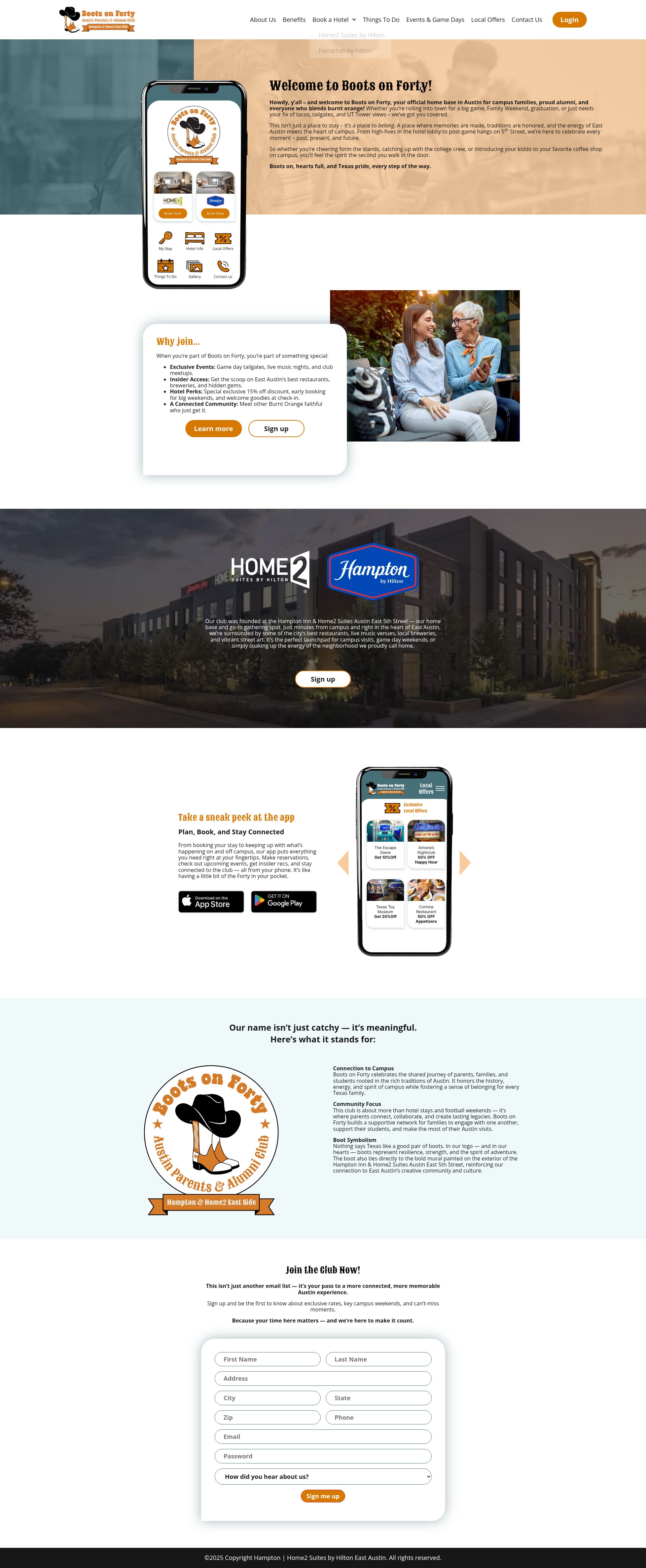 Screenshot of austinparentsclub.com