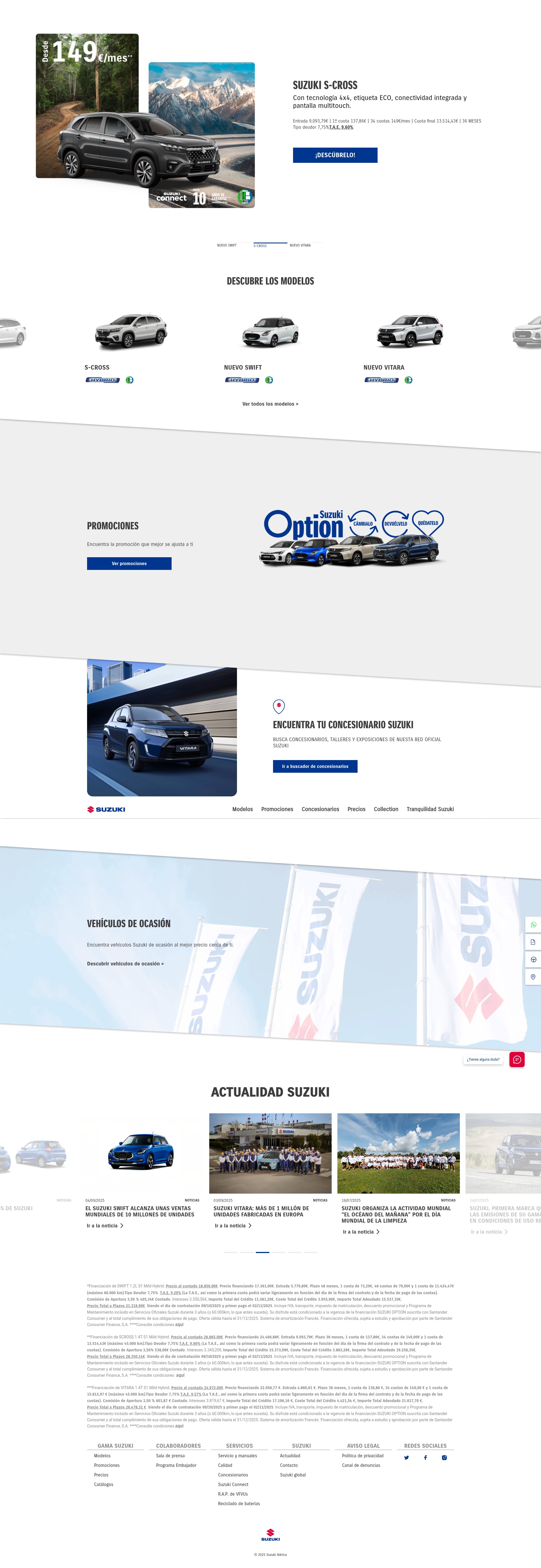 Screenshot of auto.suzuki.es
