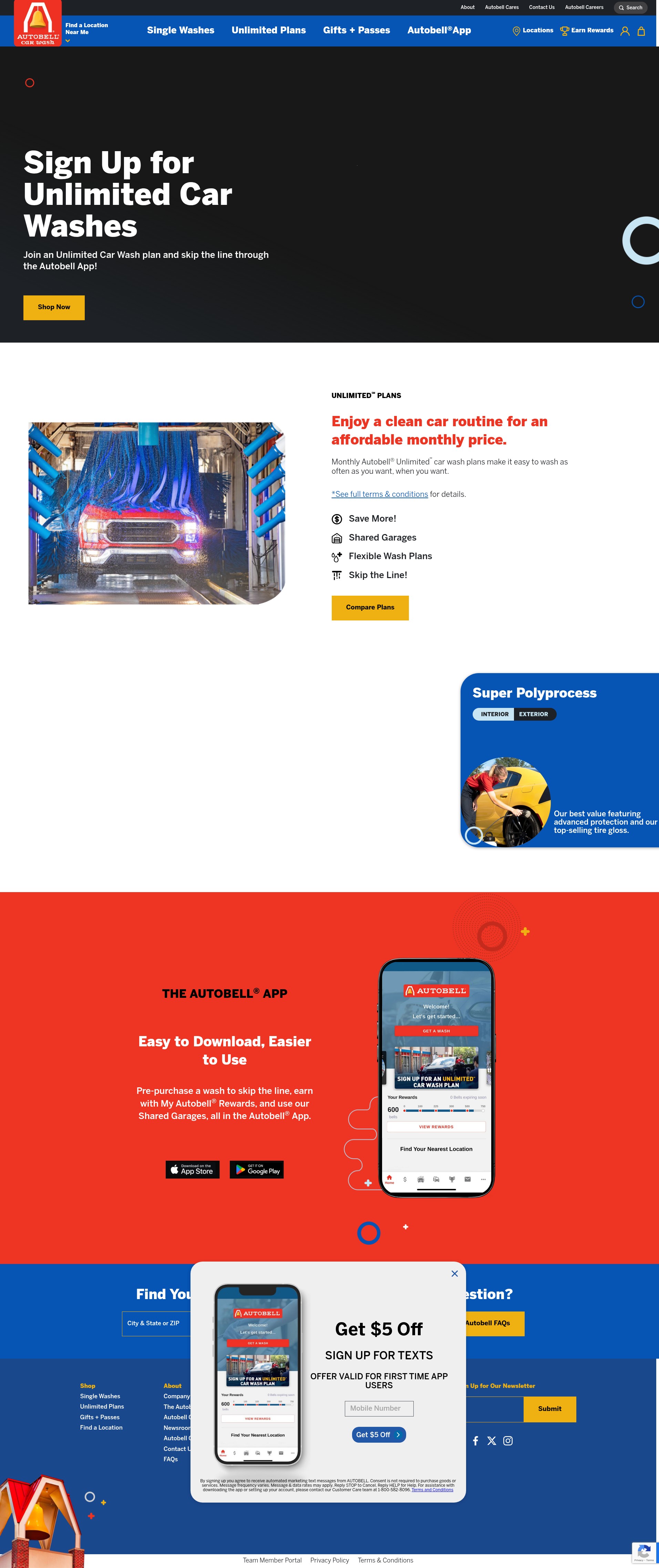 Screenshot of autobell.com