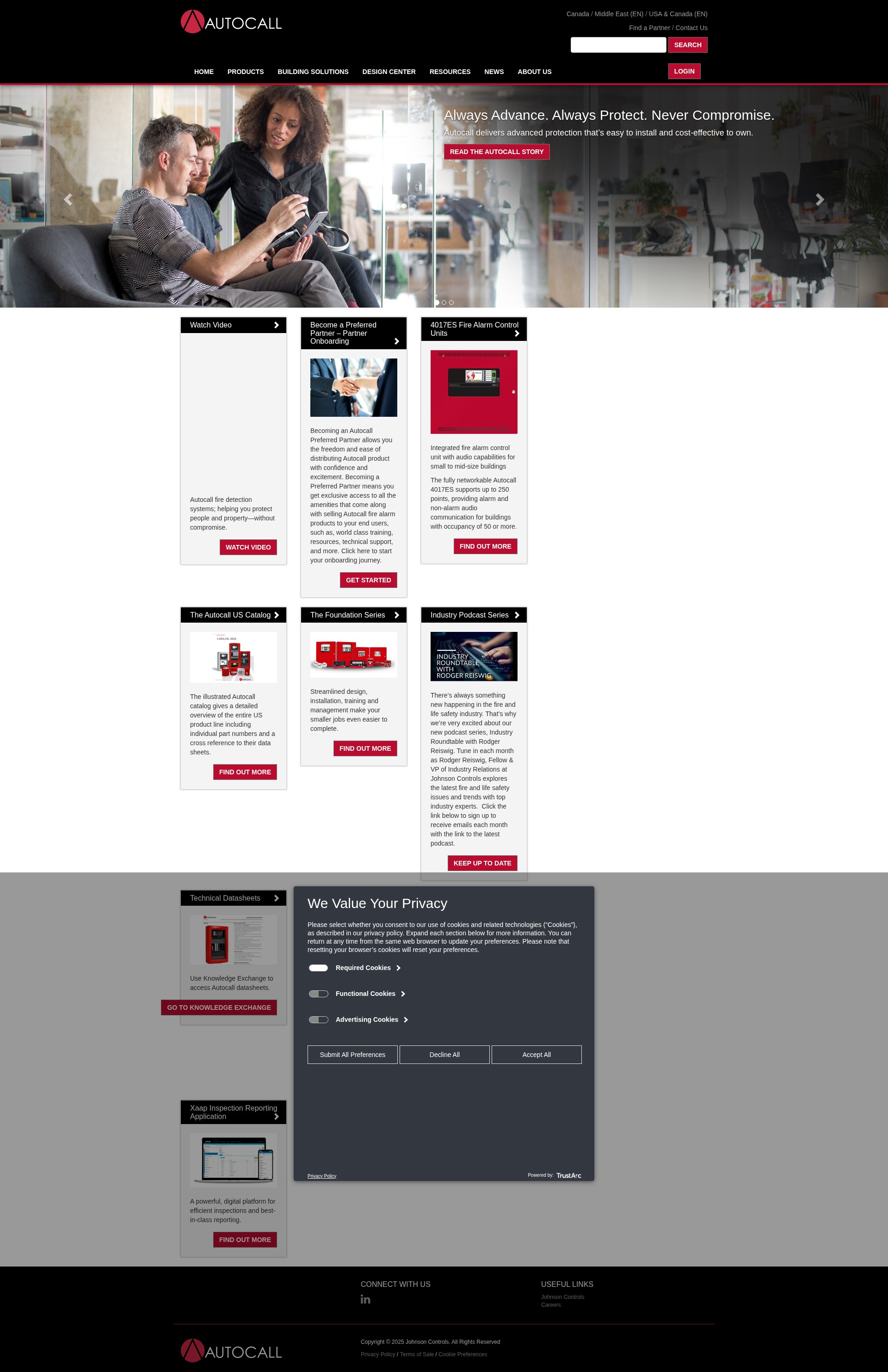 Screenshot of autocall.com