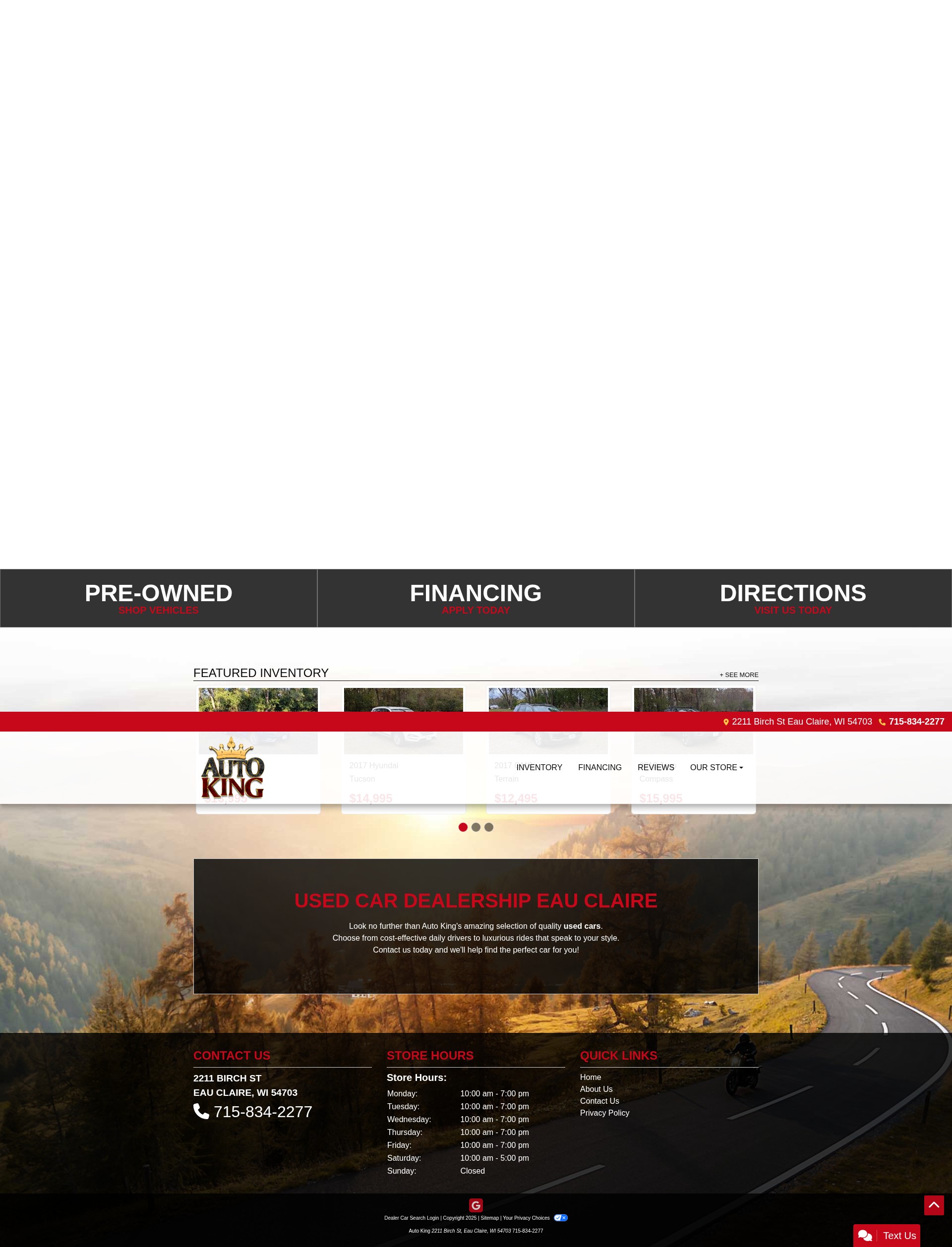 Screenshot of autokingec.com
