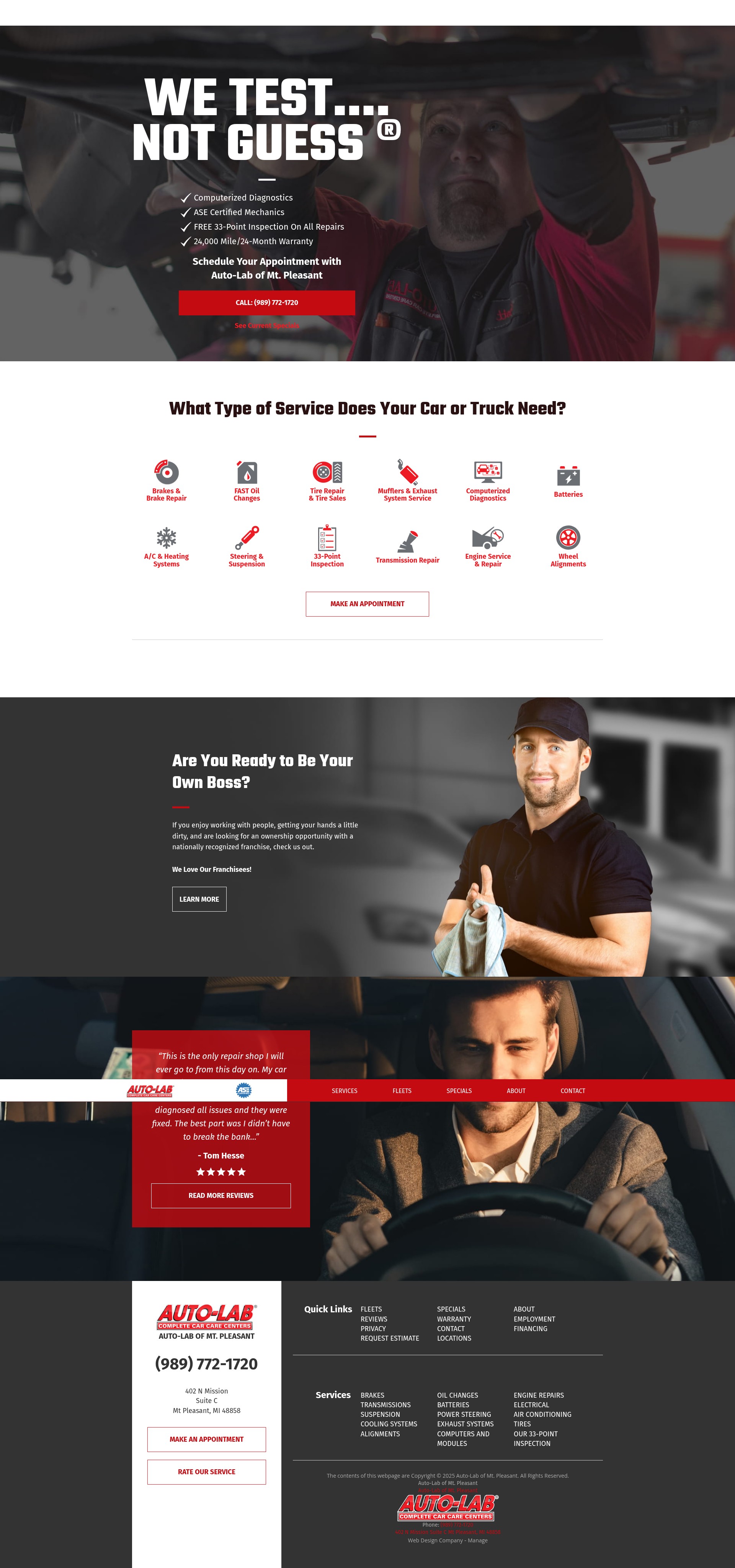 Screenshot of autolabofmp.com