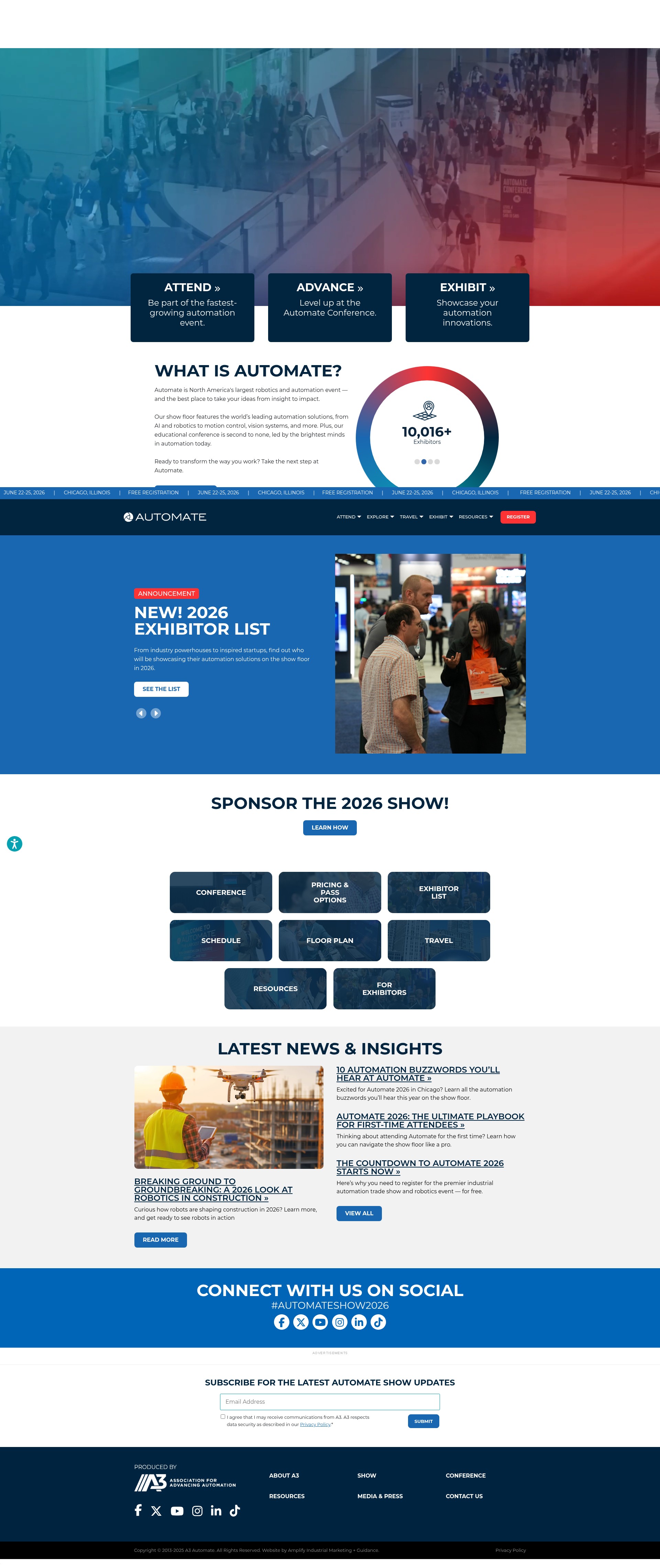 Screenshot of automateshow.com