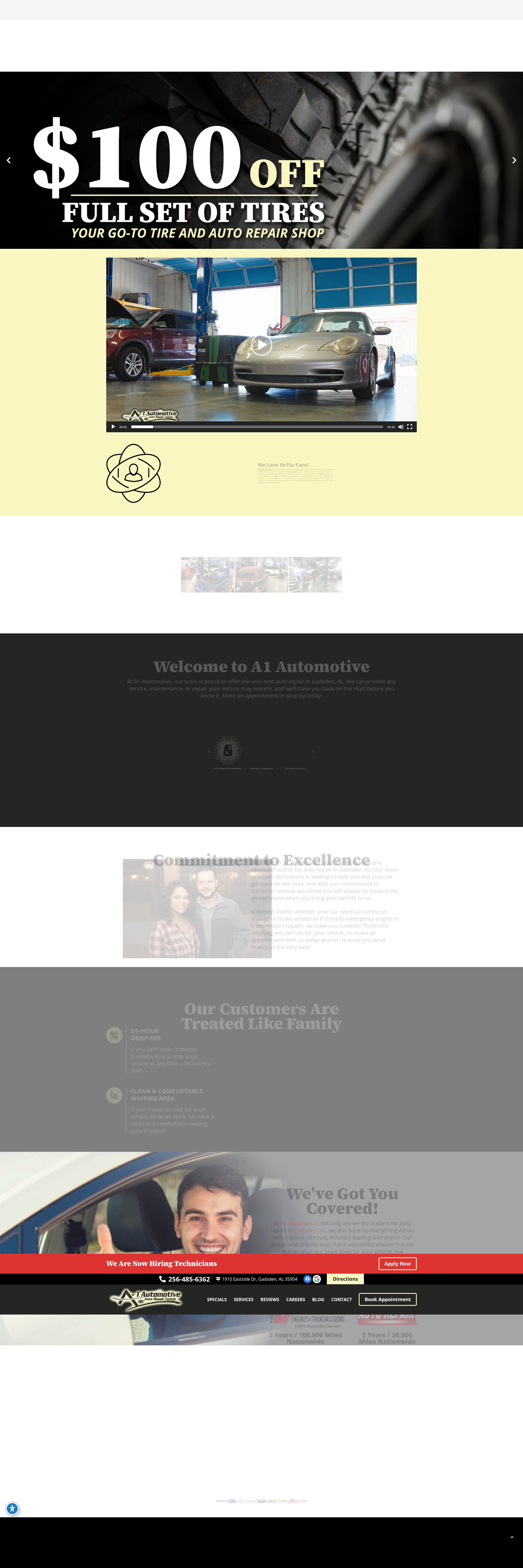Screenshot of autorepairgadsden.com