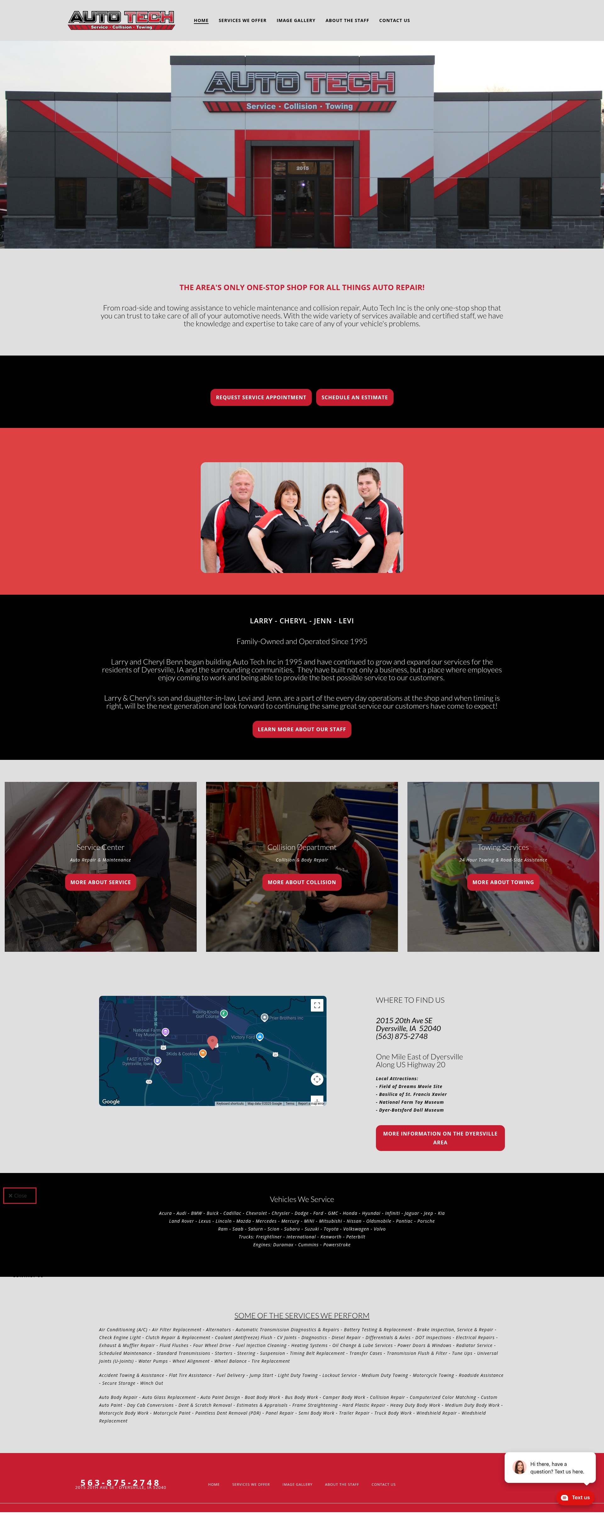 Screenshot of autotechiowa.com