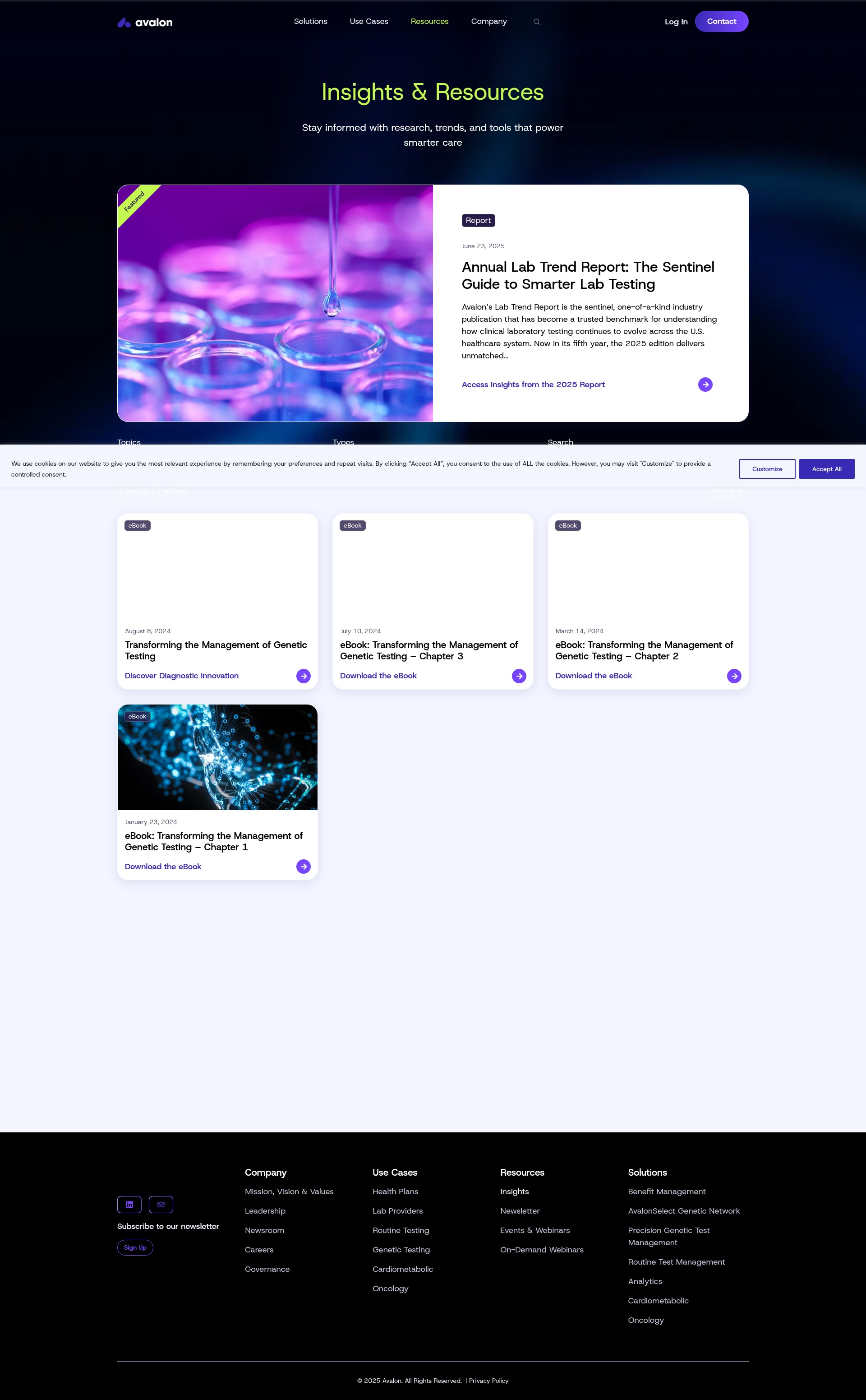 Screenshot of avalonhcs.com