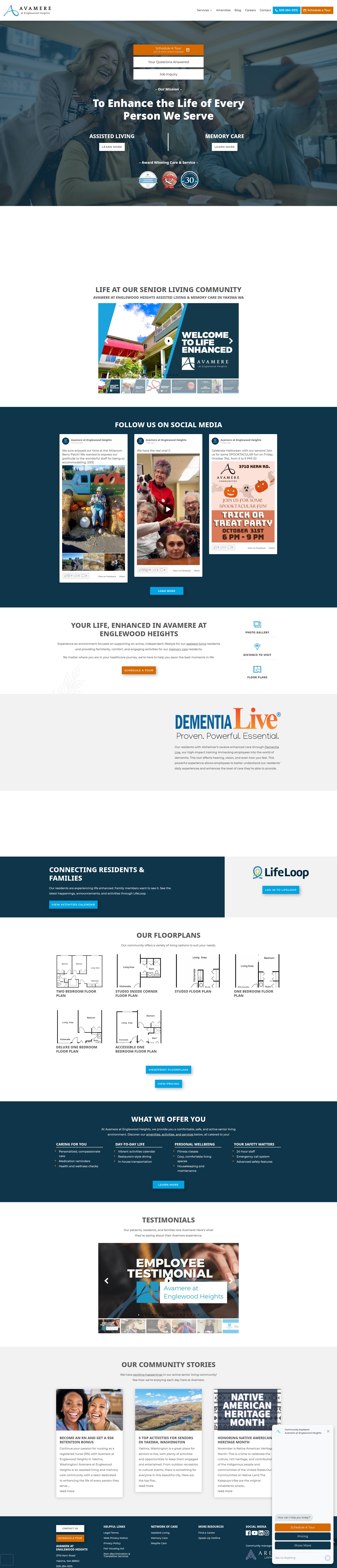 Screenshot of avamereatenglewoodheights.com