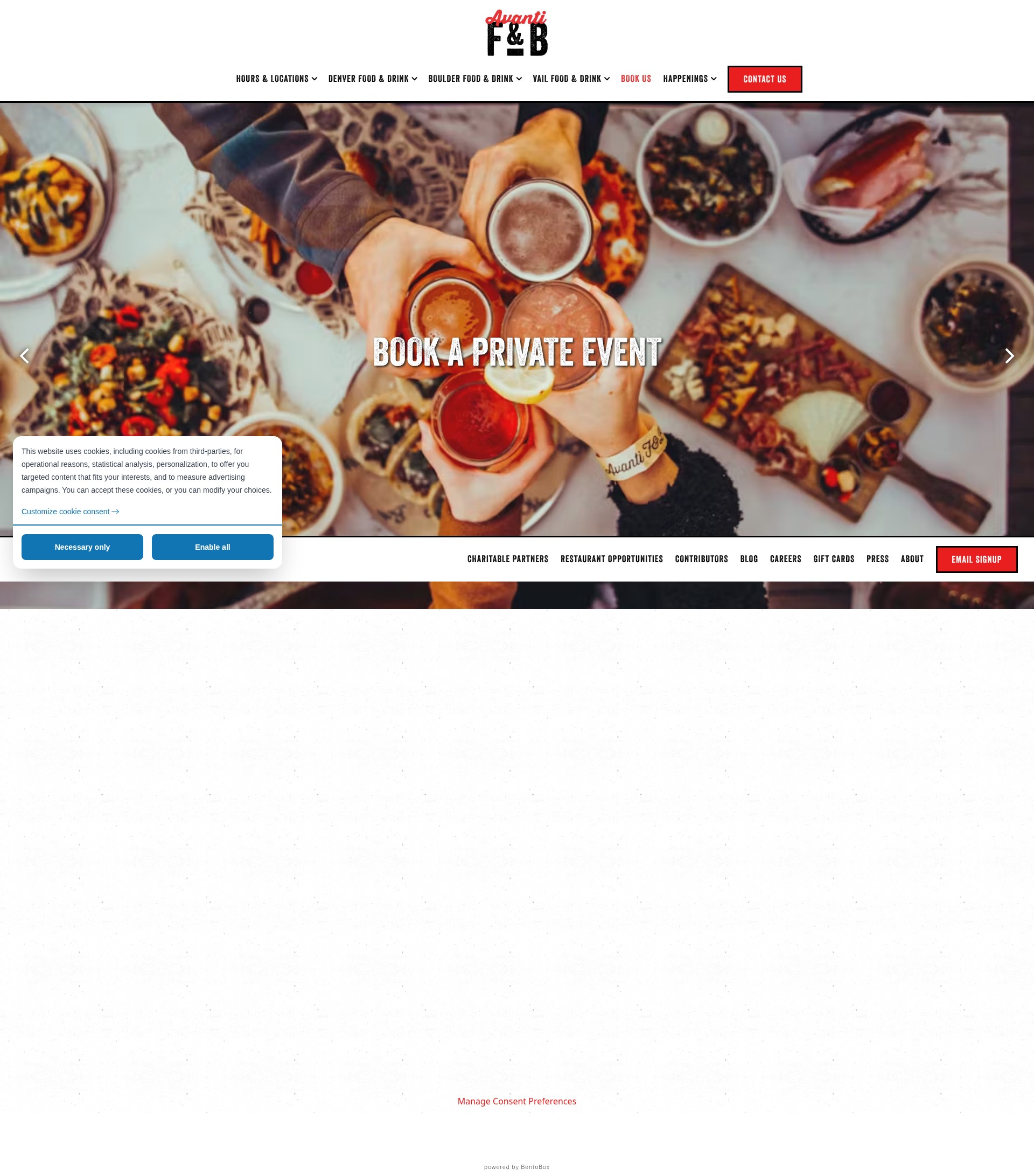 Screenshot of avantifandb.com