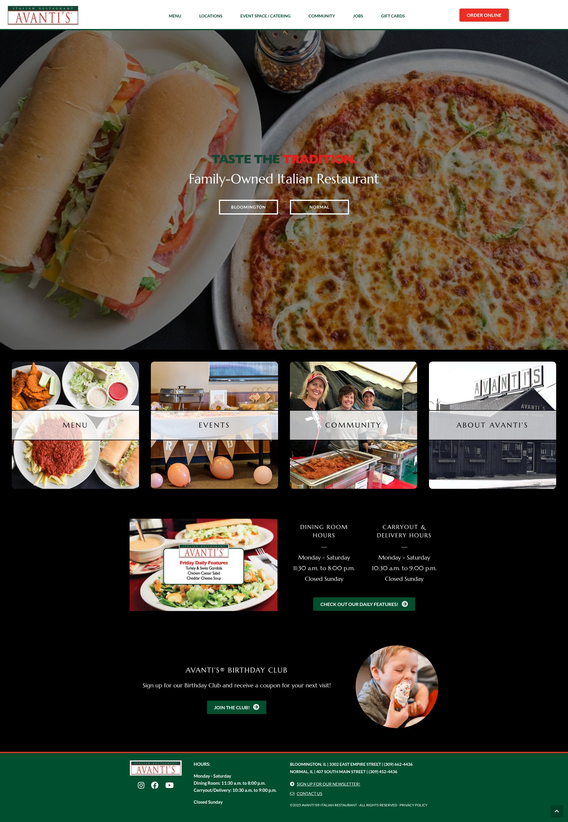 Screenshot of avantisnormal.com