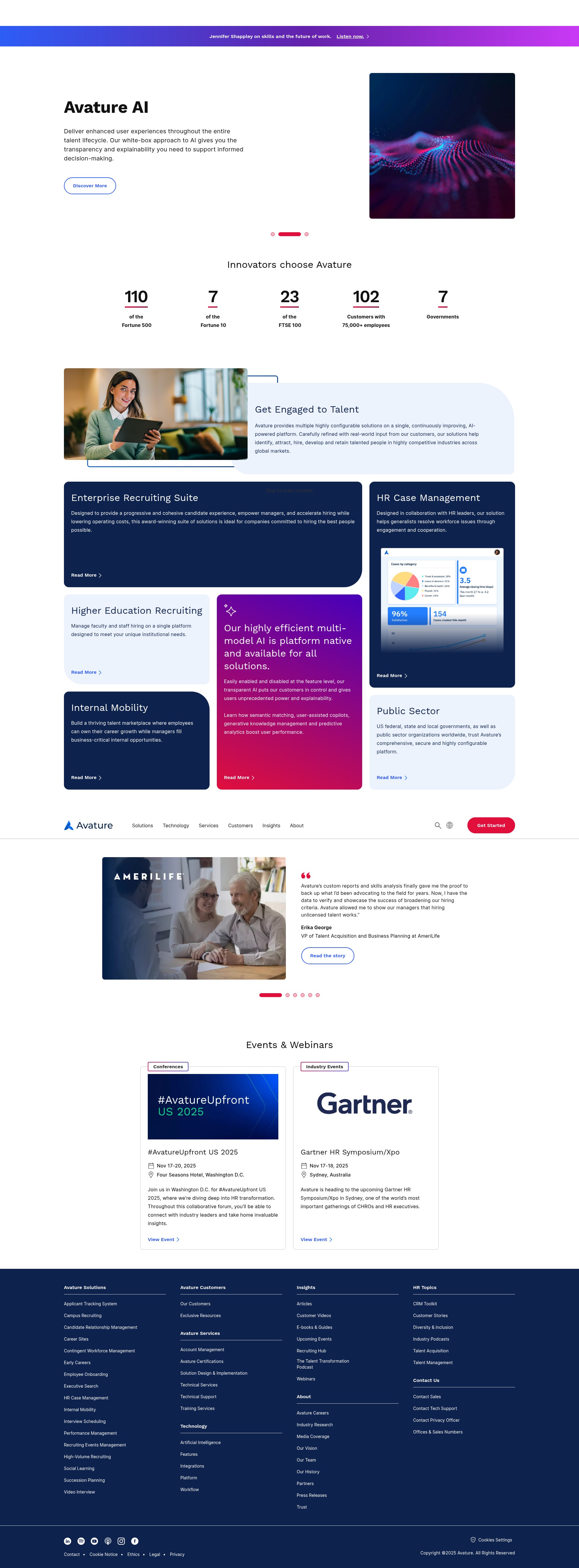 Screenshot of avature.net