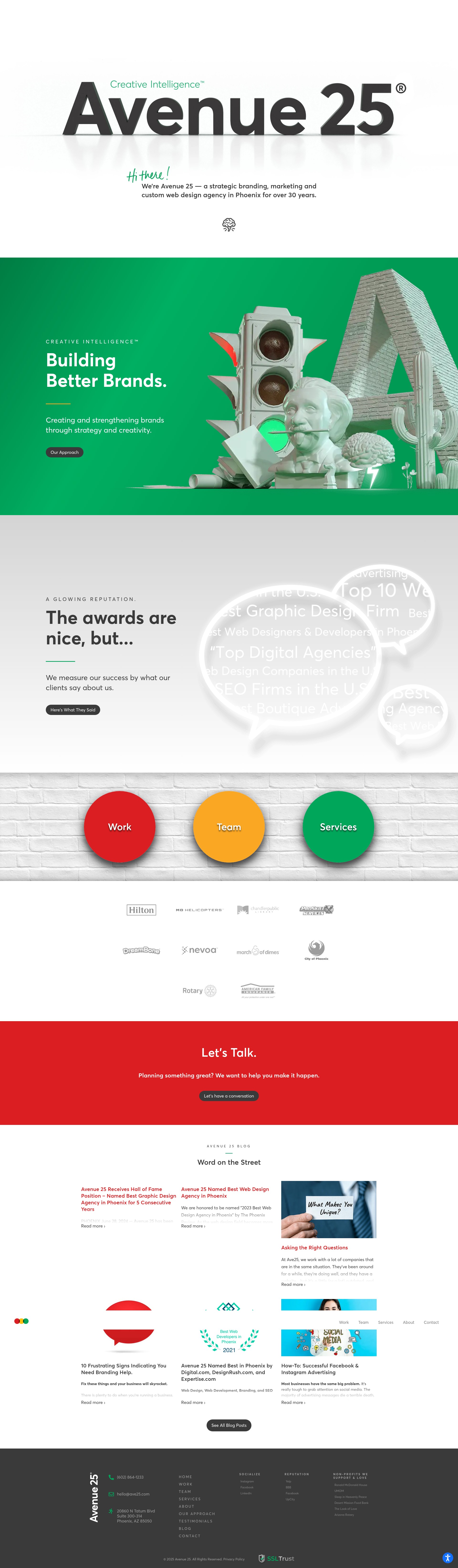 Screenshot of ave25.com