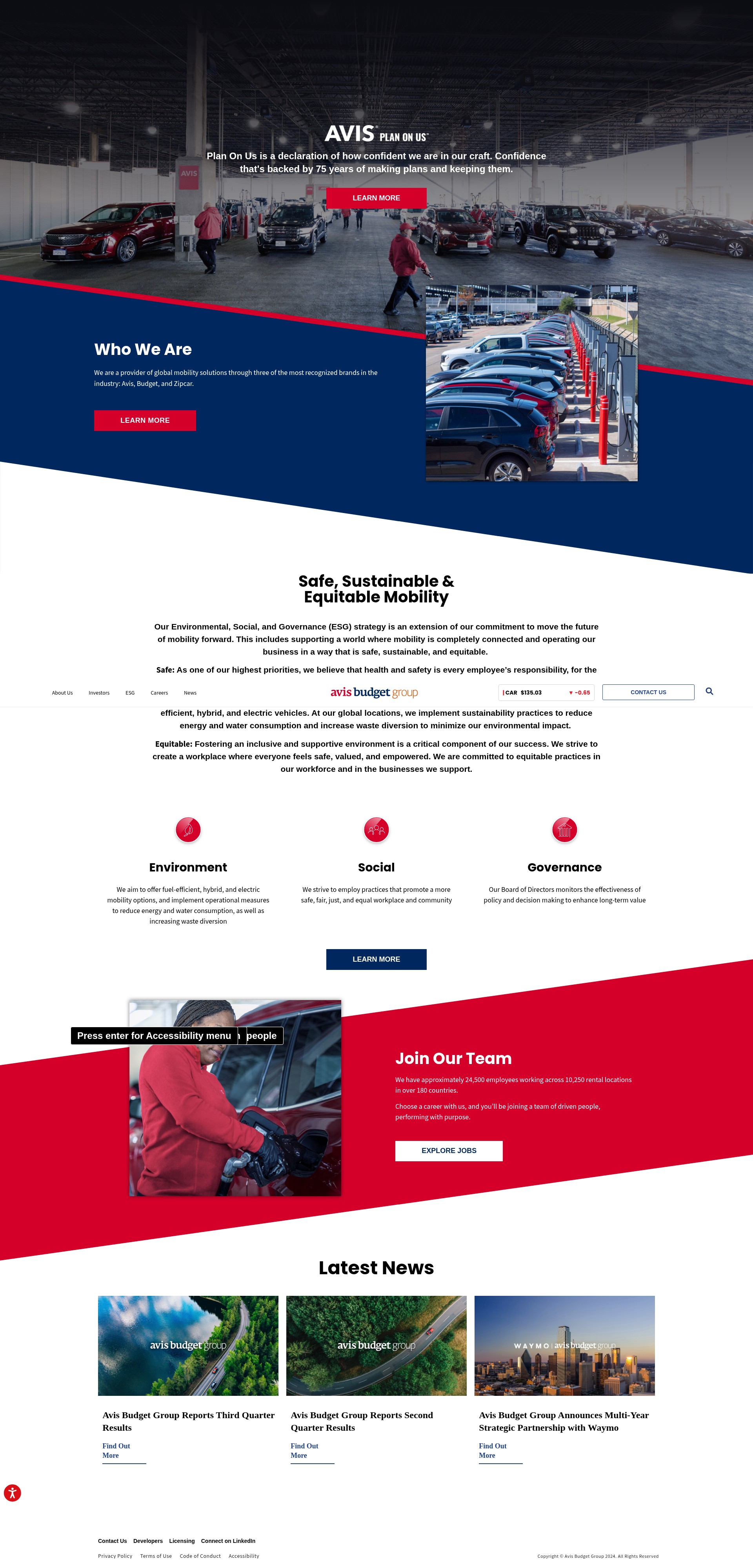 Screenshot of avisbudgetgroup.com