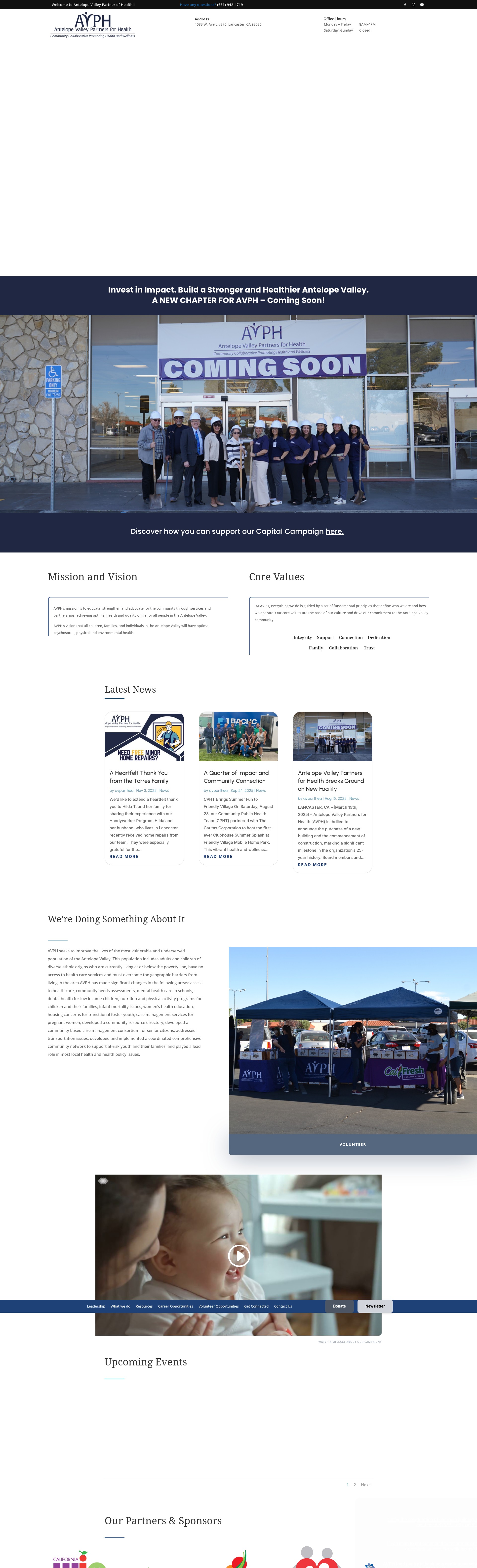 Screenshot of avph.org