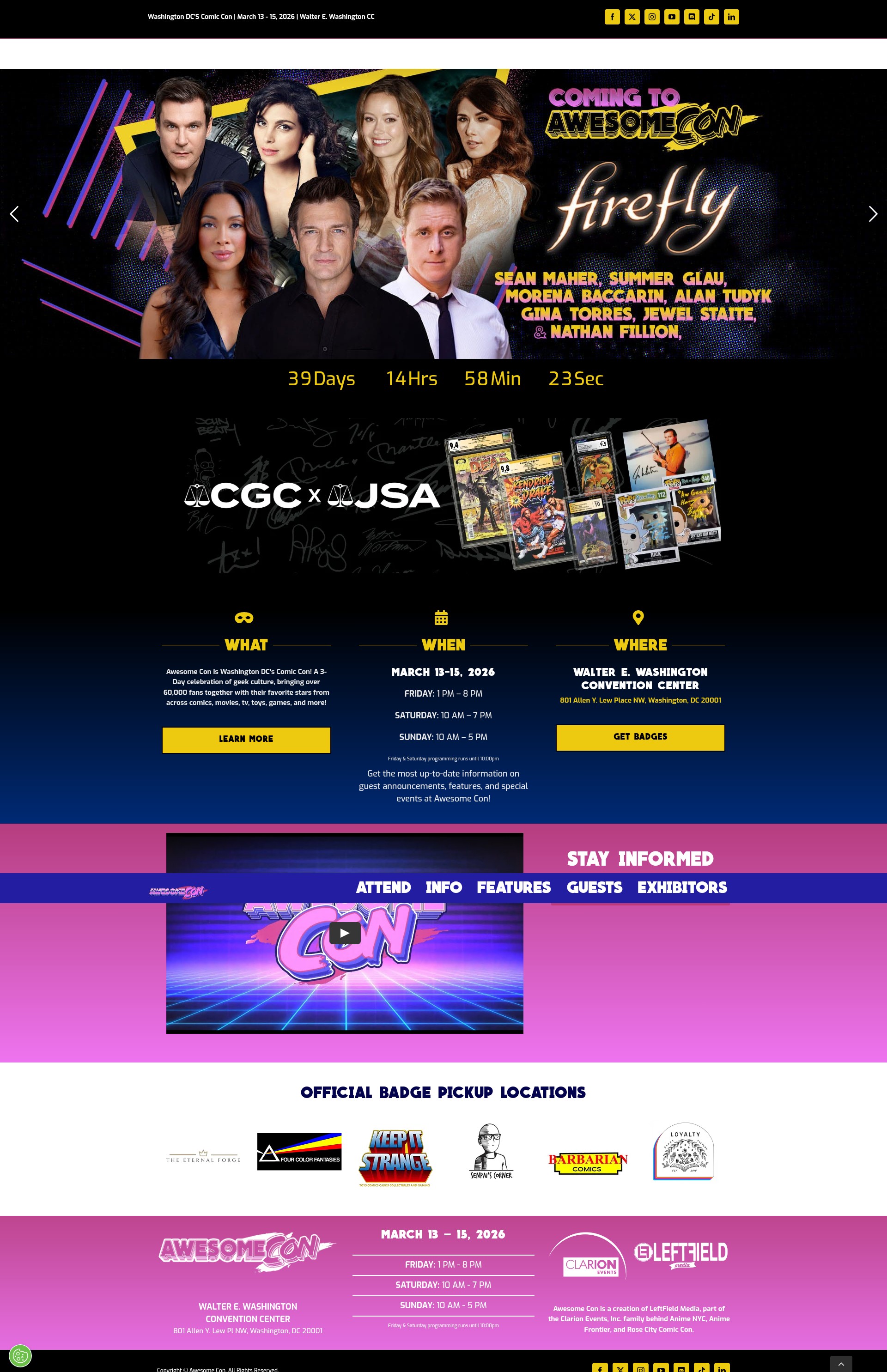 Screenshot of awesome-con.com