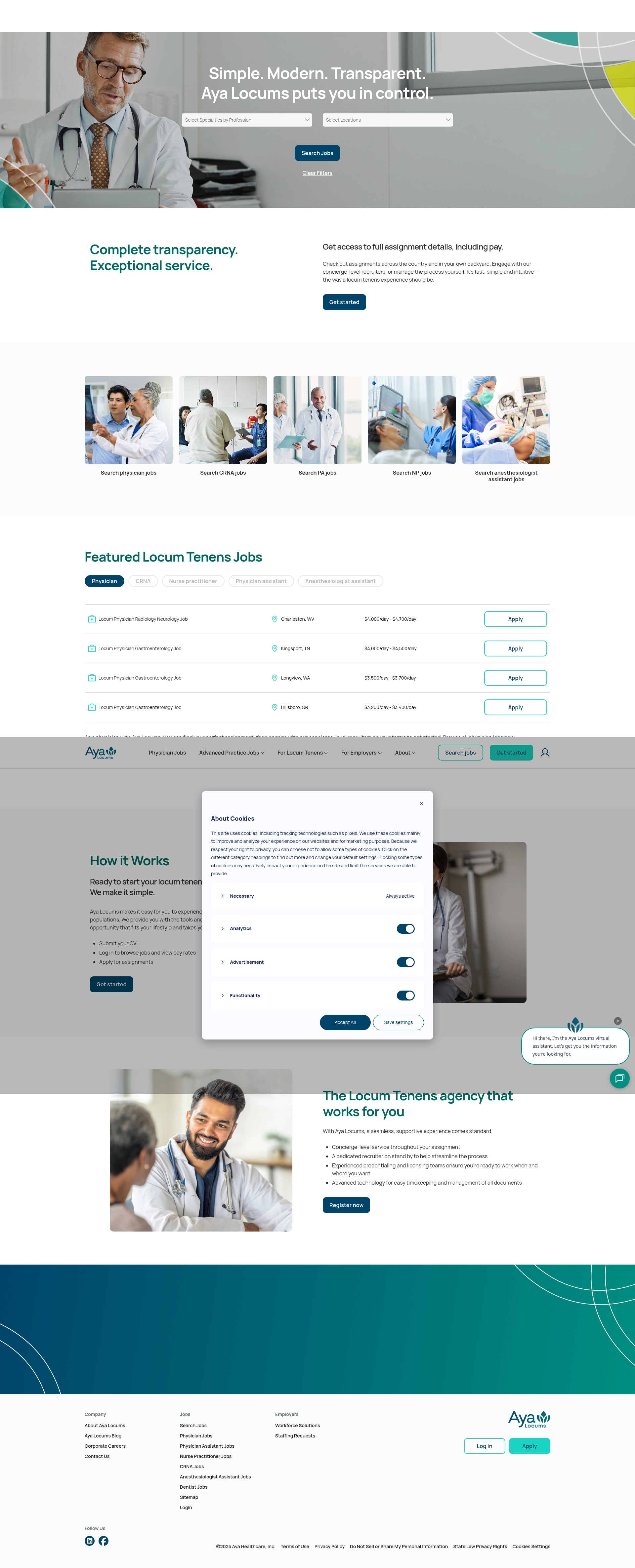 Screenshot of ayalocums.com
