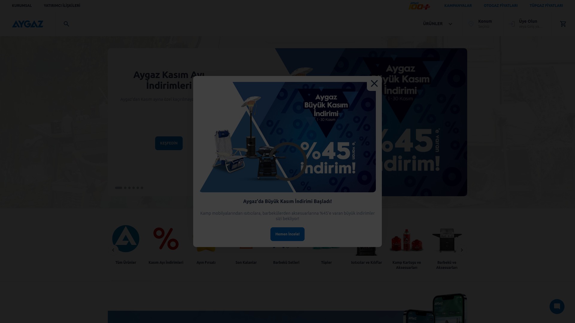 Screenshot of aygaz.com.tr