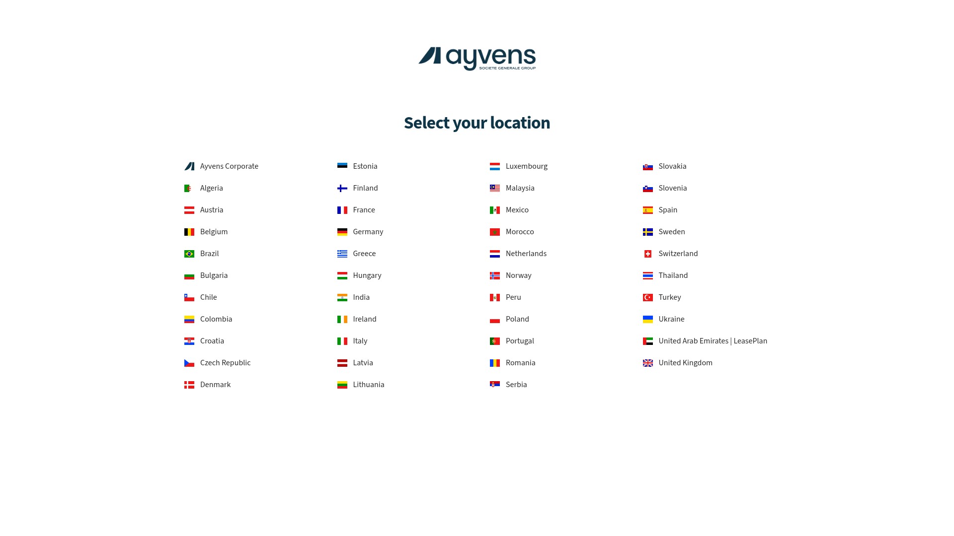Screenshot of ayvens.com