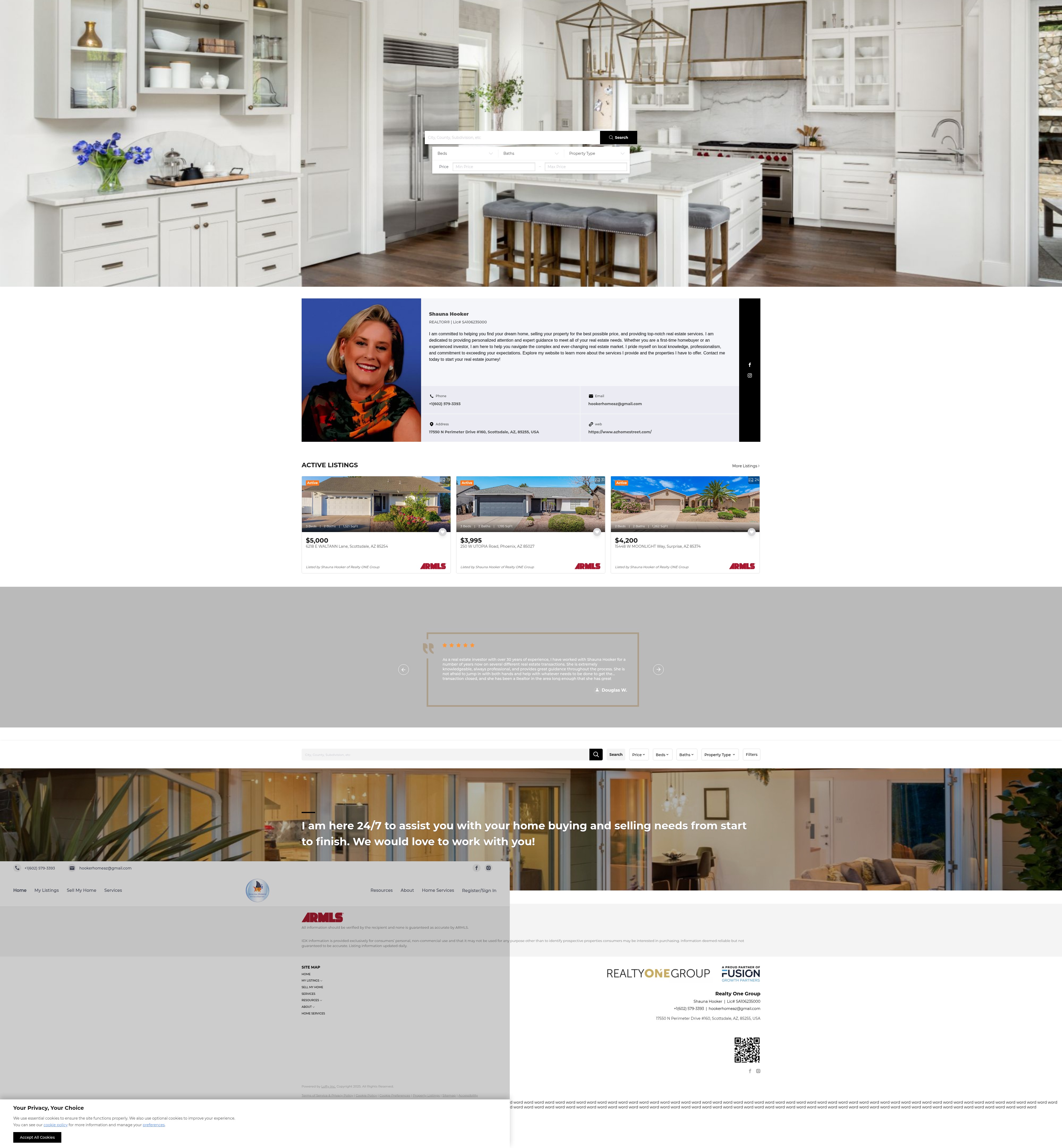 Screenshot of azhomestreet.com