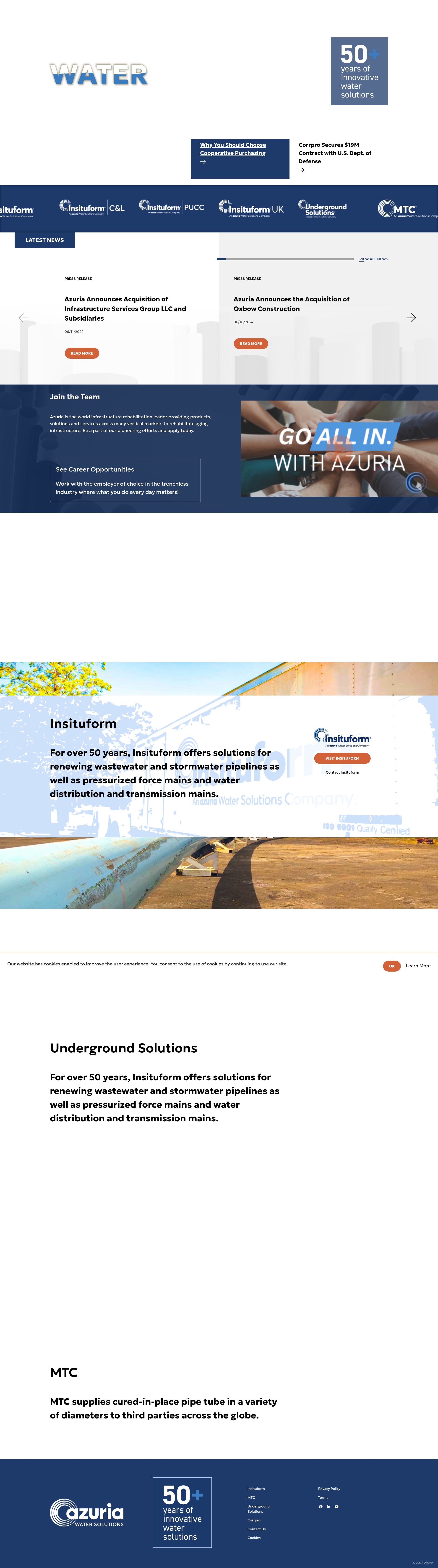 Screenshot of azuria.com