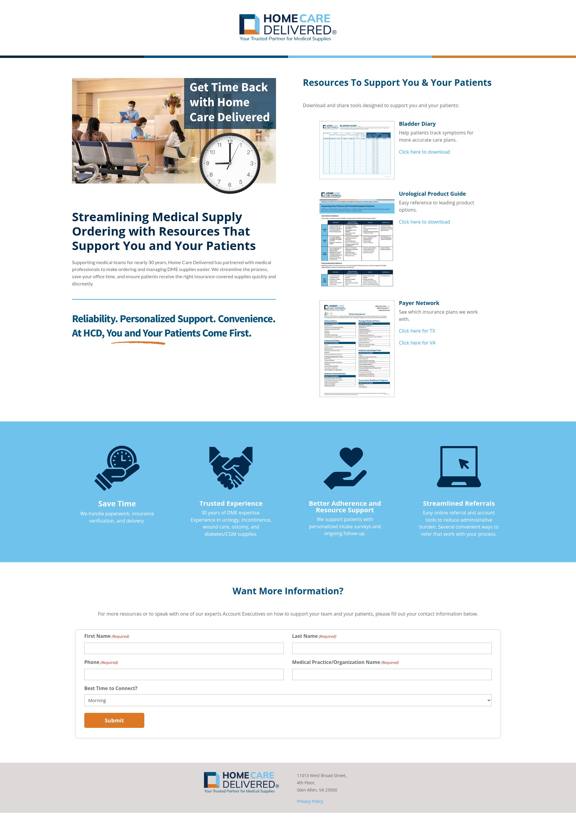 Screenshot of b2b.homecaredelivered.com