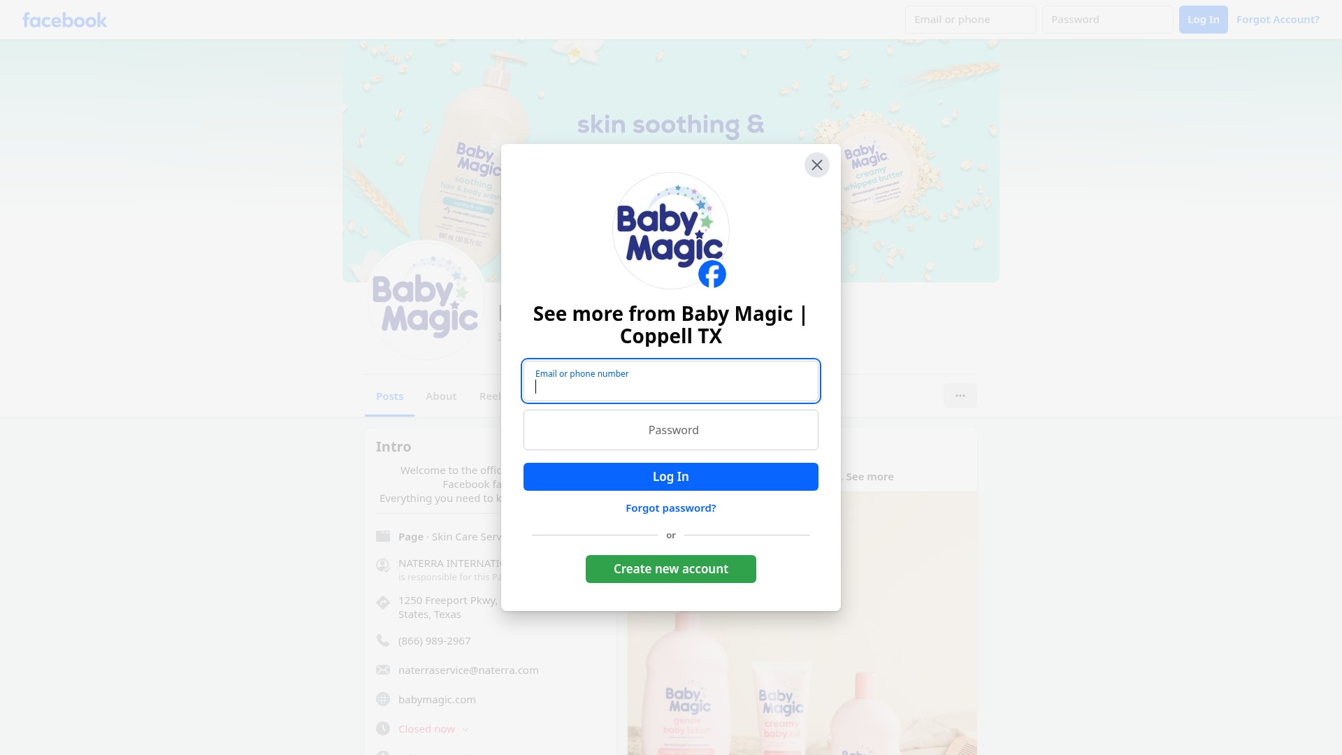 Screenshot of babymagic.com