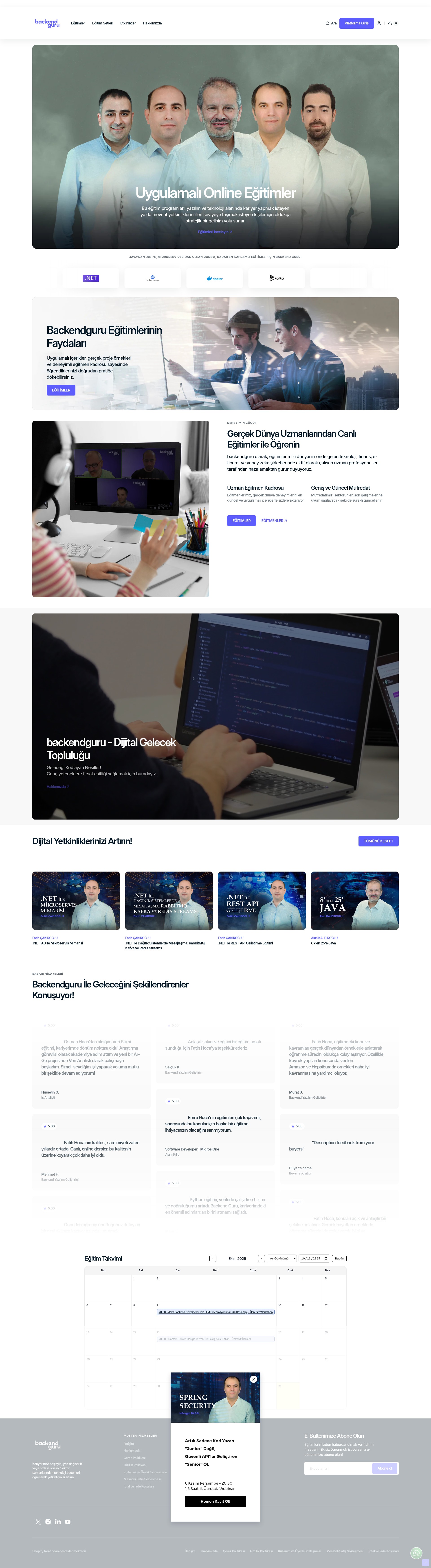 Screenshot of backendguru.com